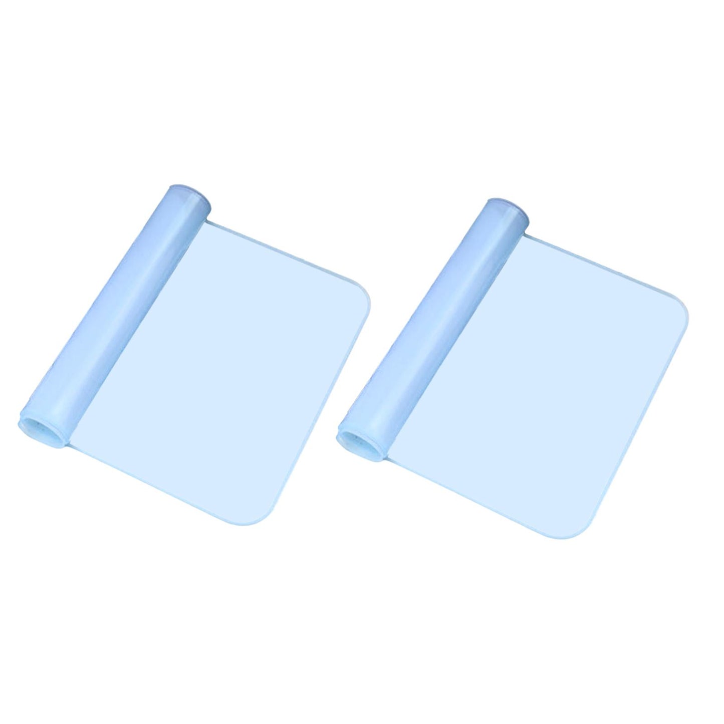 2 Pieces Keyboard Protector Cover Skin Durable Soft Washable Silicone Laptop 15inch-17inch Blue