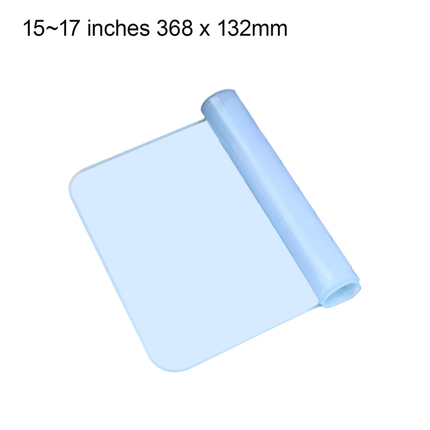 2 Pieces Keyboard Protector Cover Skin Durable Soft Washable Silicone Laptop 15inch-17inch Blue