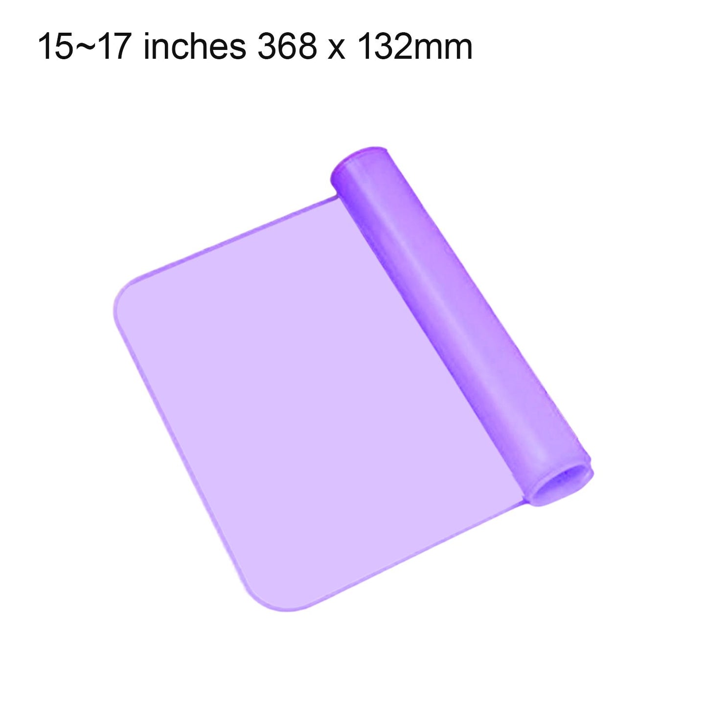 2 Pieces Keyboard Protector Cover Skin Durable Soft Washable Silicone Laptop 15inch-17inch Purple