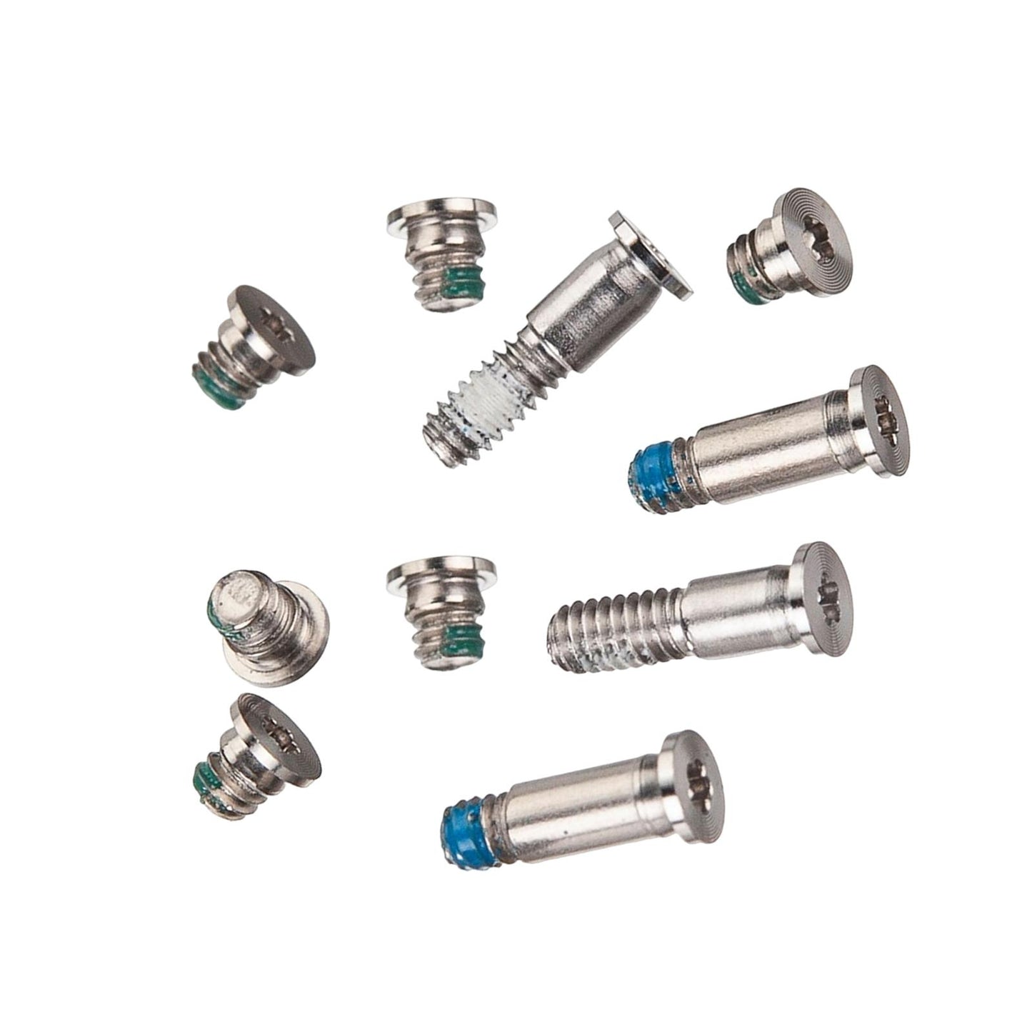 10 Pieces Sturdy Bottom Case Cover Screws Replace for 13in A1932 Accessories Argent