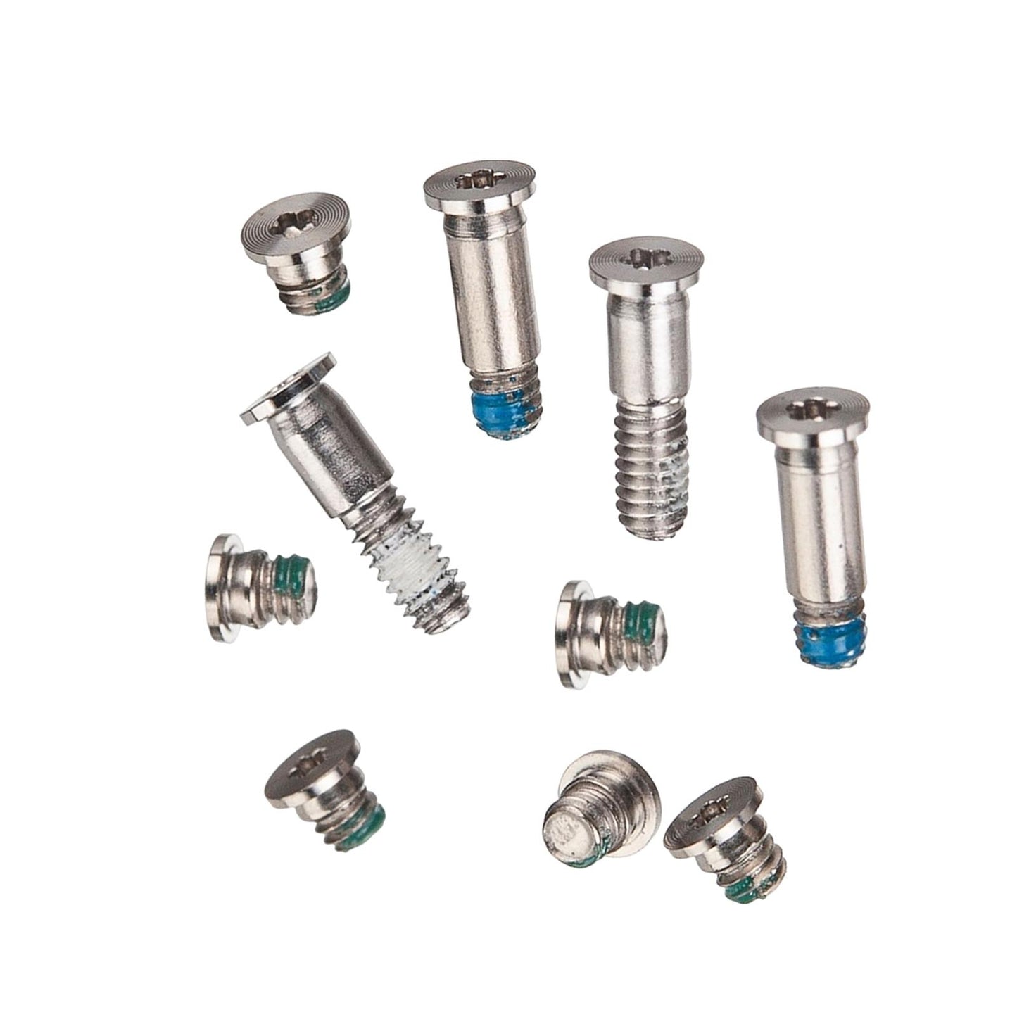 10 Pieces Sturdy Bottom Case Cover Screws Replace for 13in A1932 Accessories Argent