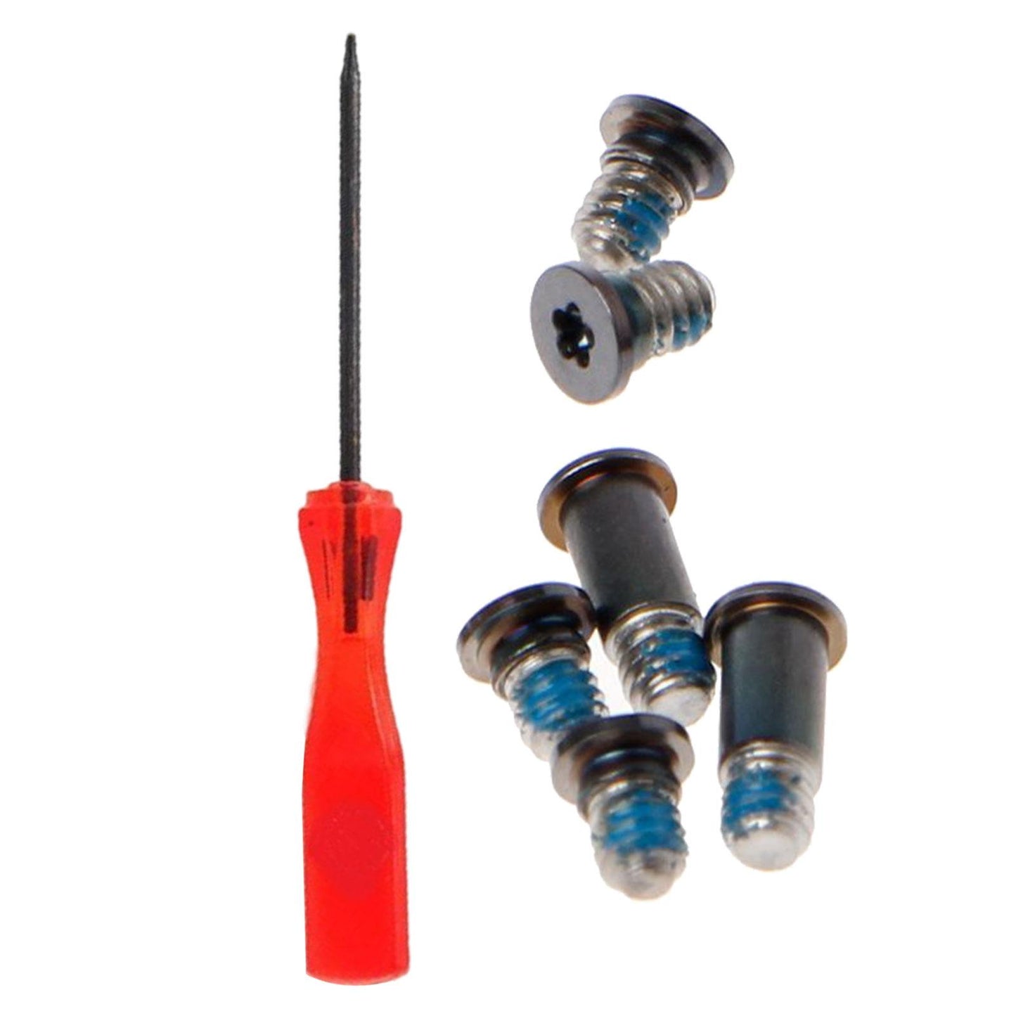 6x Repair Bottom Case Cover Screws Screwdriver Components for 13inch A1706 Argent