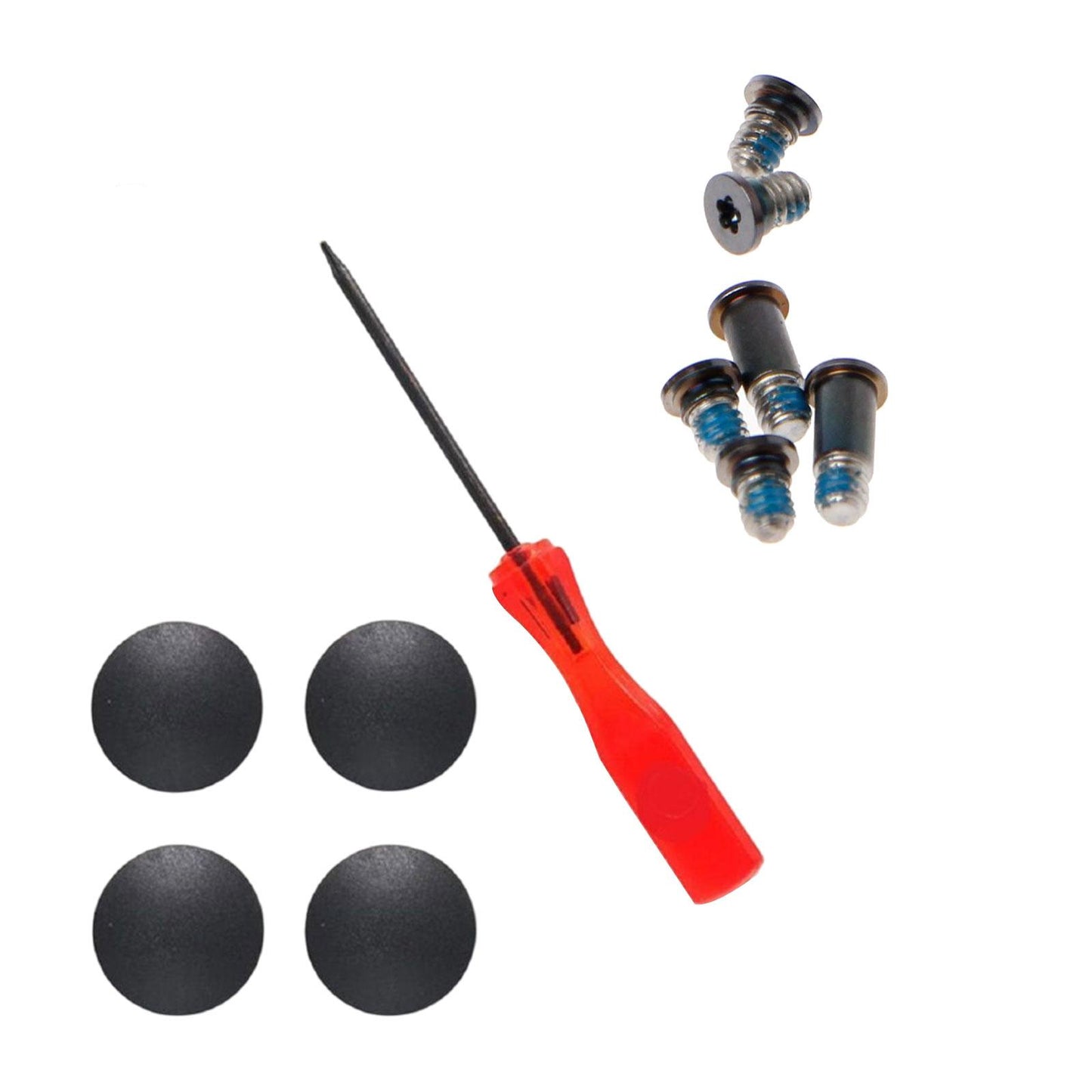Bottom Case Cover Screws Rubber Feet Set Fittings for 13in A1706 Spare Parts Gray