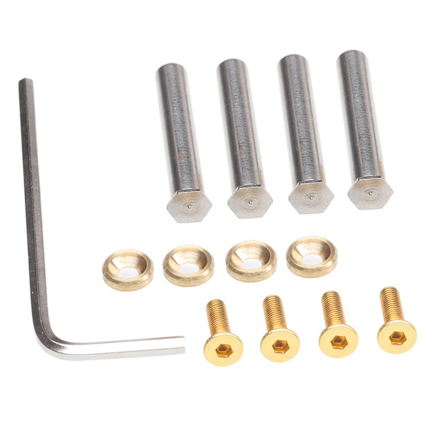 12x Desktop Computer Cooling Fan Screws Nut Kit DIY Modified Mounting Fixed