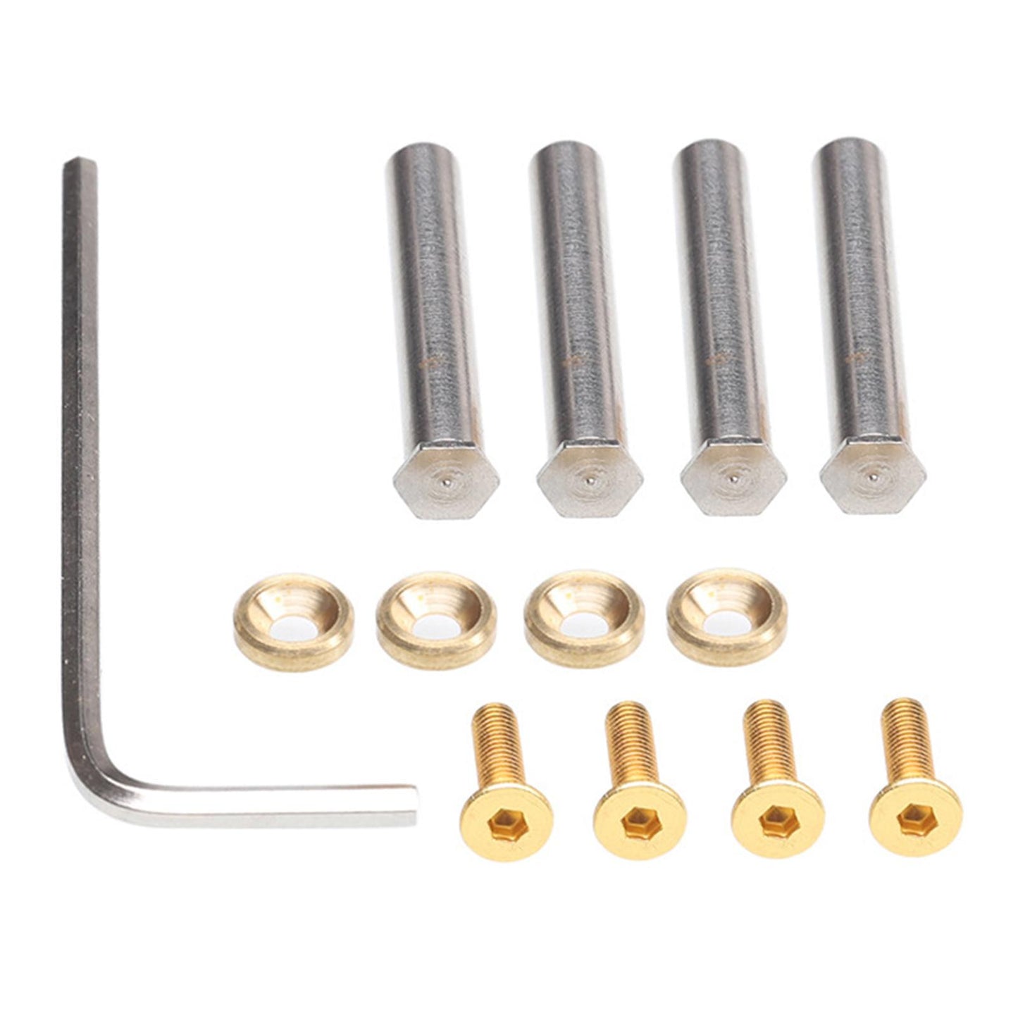 12x Desktop Computer Cooling Fan Screws Nut Kit DIY Modified Mounting Fixed