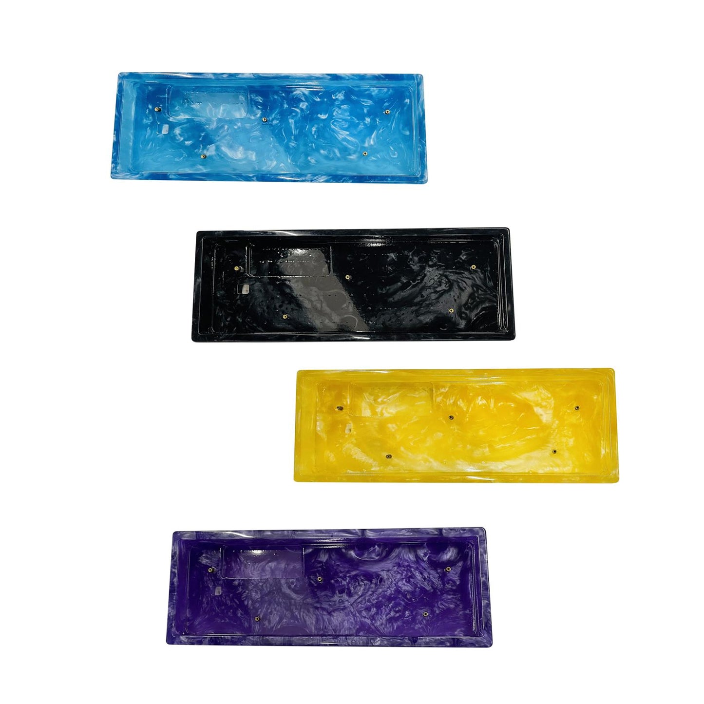 Resin Keyboard case DIY Accessory for Anne Pro2 Mechanical Keyboard Blue