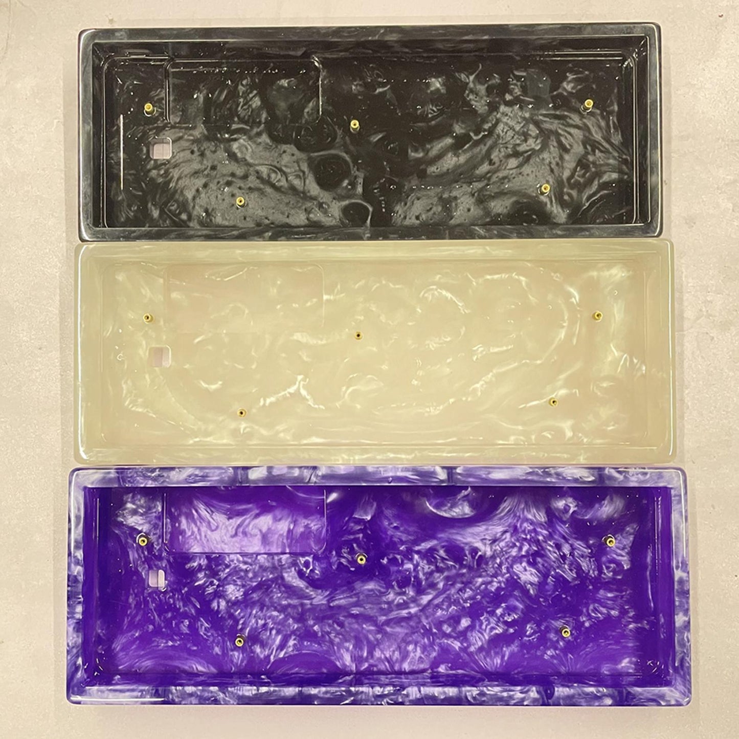 Resin Keyboard case DIY Accessory for Anne Pro2 Mechanical Keyboard Blue