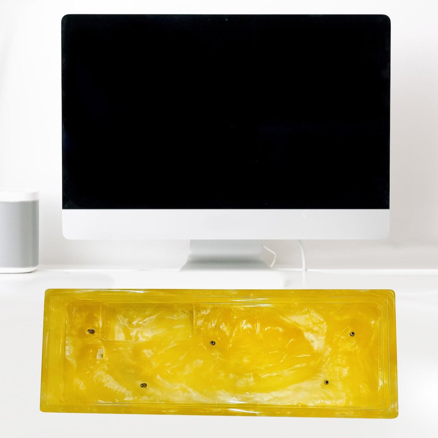 Resin Keyboard case DIY Accessory for Anne Pro2 Mechanical Keyboard Yellow