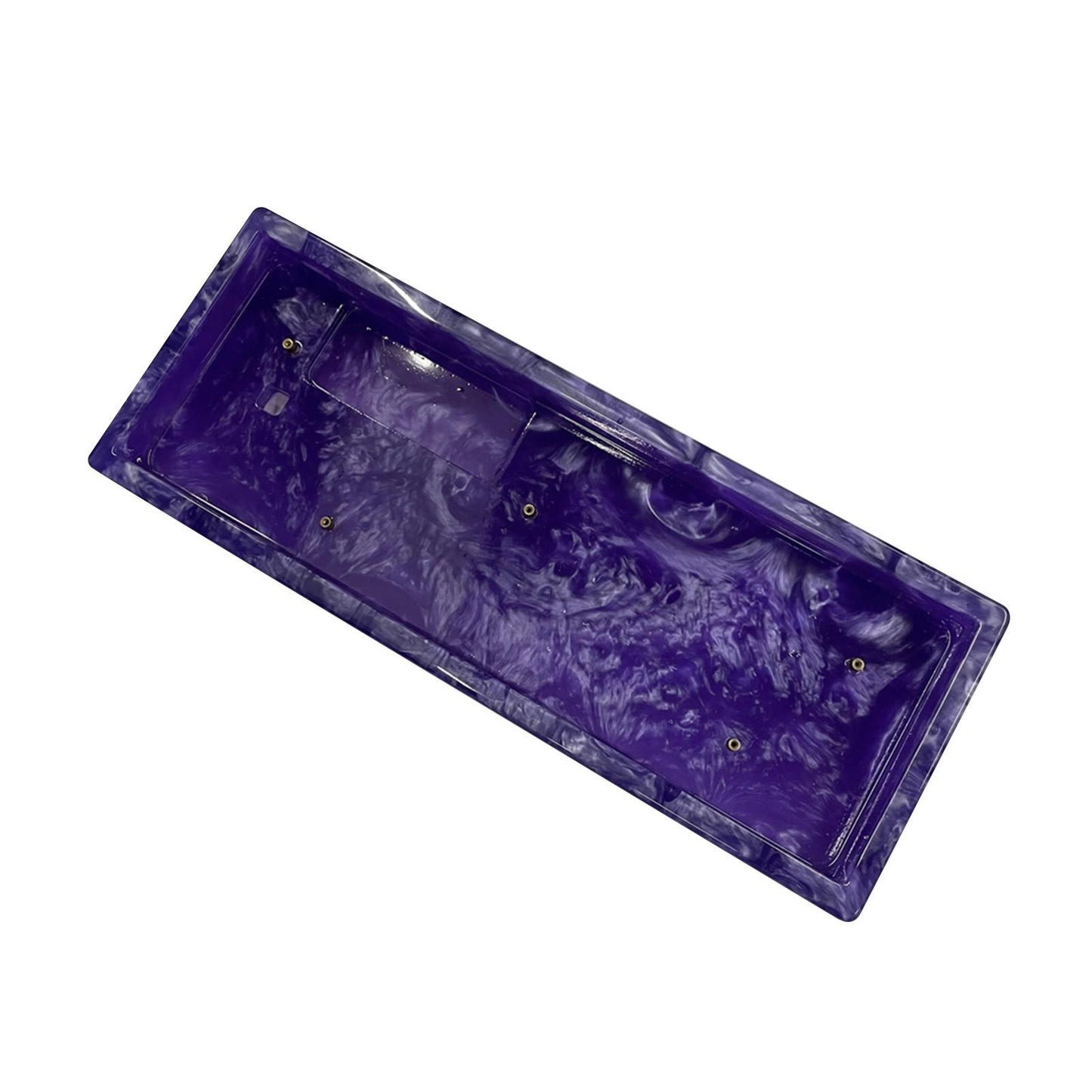 Resin Keyboard case DIY Accessory for Anne Pro2 Mechanical Keyboard violet