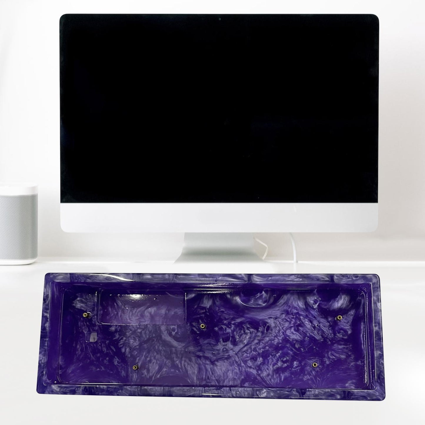 Resin Keyboard case DIY Accessory for Anne Pro2 Mechanical Keyboard violet