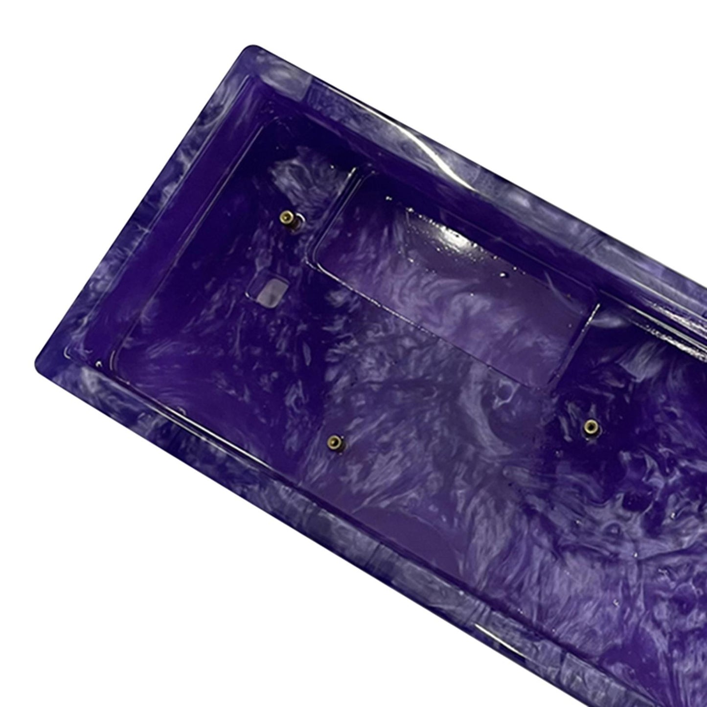 Resin Keyboard case DIY Accessory for Anne Pro2 Mechanical Keyboard violet
