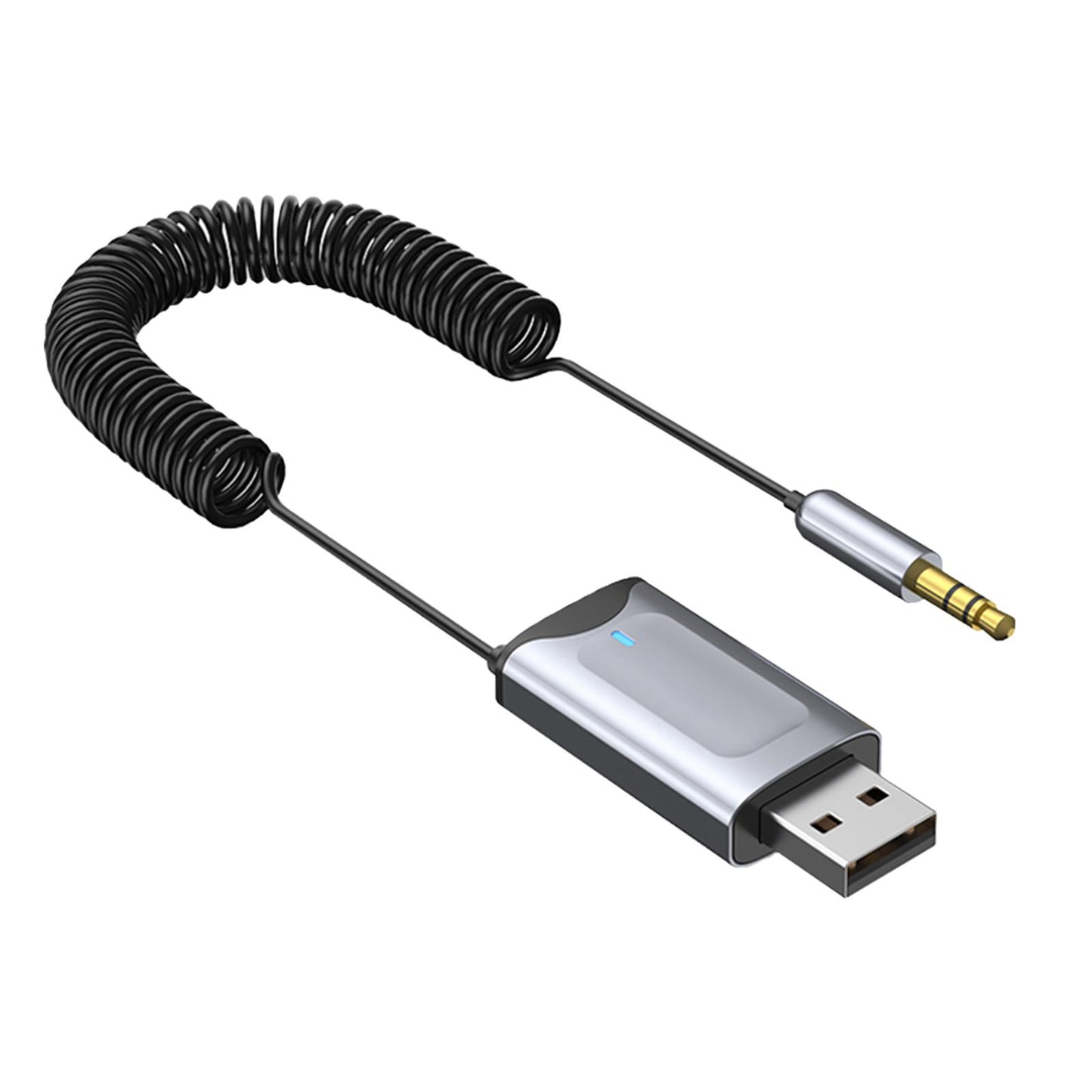 Car USB AUX Receiver Adapter 3.5mm Audio Stereo Receiver for Car Headphones