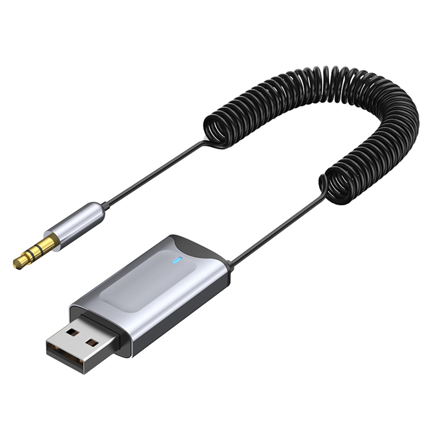 Car USB AUX Receiver Adapter 3.5mm Audio Stereo Receiver for Car Headphones