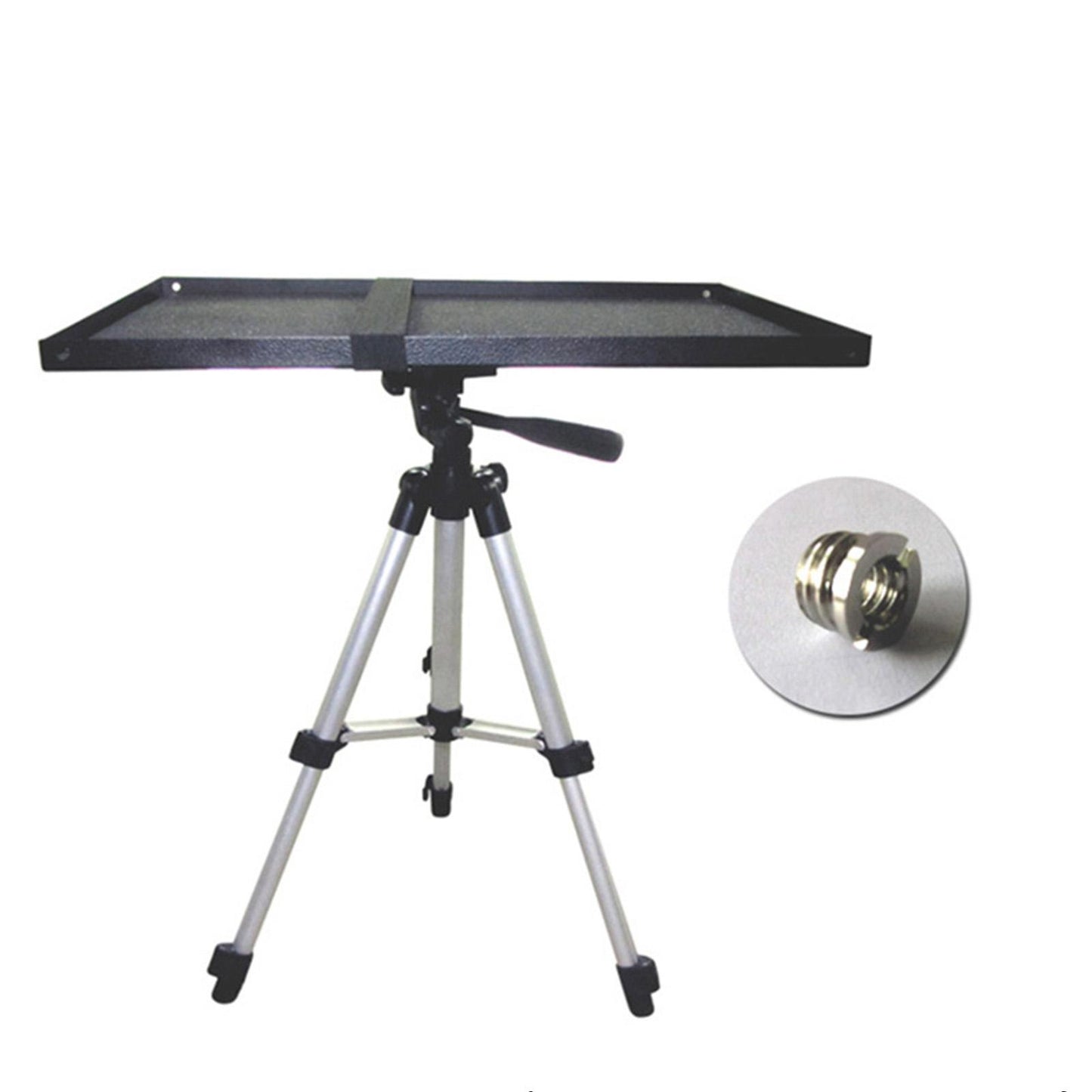 Floor Tripod Stand Mount Holder Tray Easy to Install Durable for Office Home 33cmx24cm