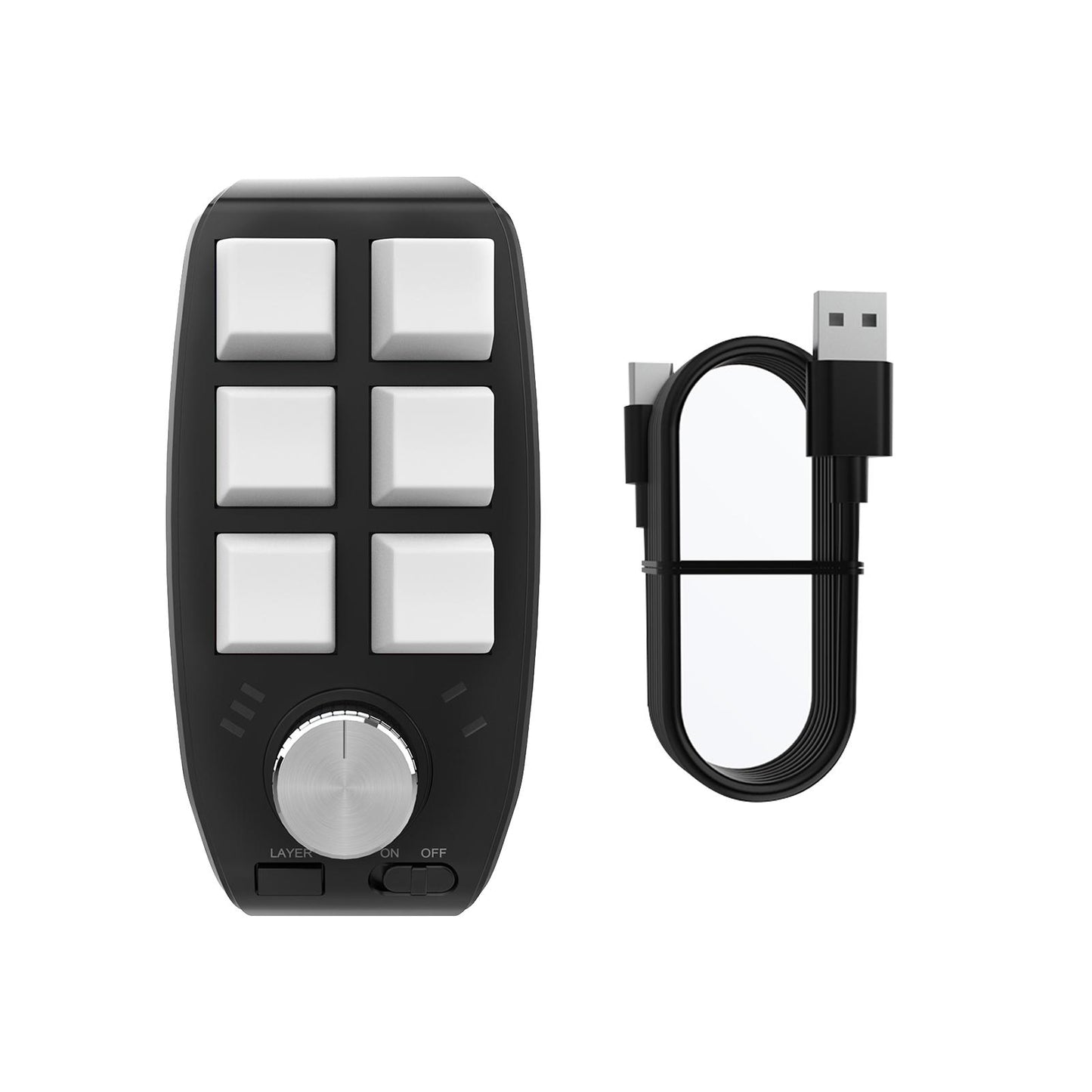 Keyboard Durable Programmables Keys Wired RGB for Audio Drawing Programming White