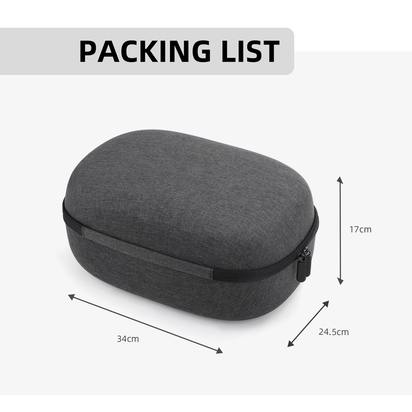 Portable Travel Storage Bag for VR2 Headset and Controllers Accessories