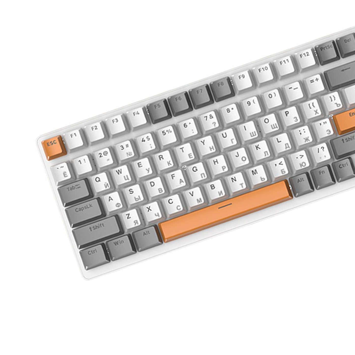 Russian Mechanical Keyboard Backlit 98% Allocation for PC Laptop Gamer Style E