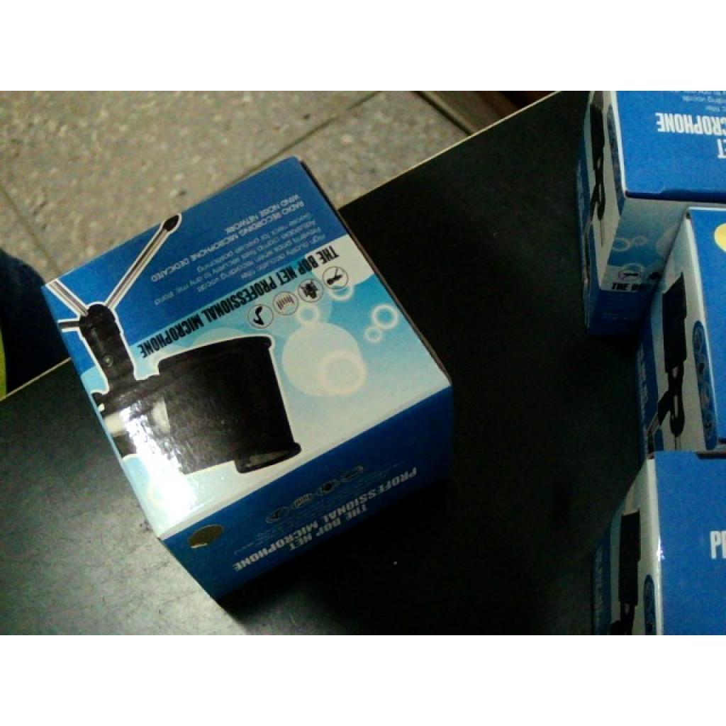 Microphone Pop Filter Handheld Mic shield U Shape for Live Broadcasting Black without Cotton