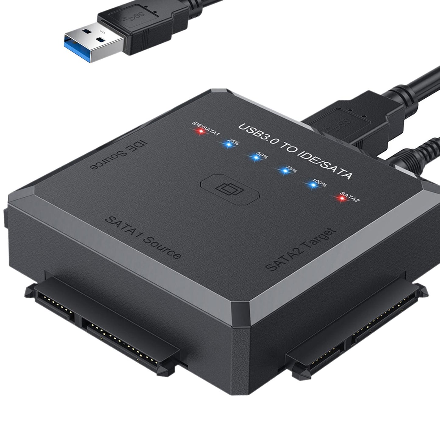 USB3.0 to IDE/SATA Converter UK Plug Hard Drive Reader Cable for DVD ROM