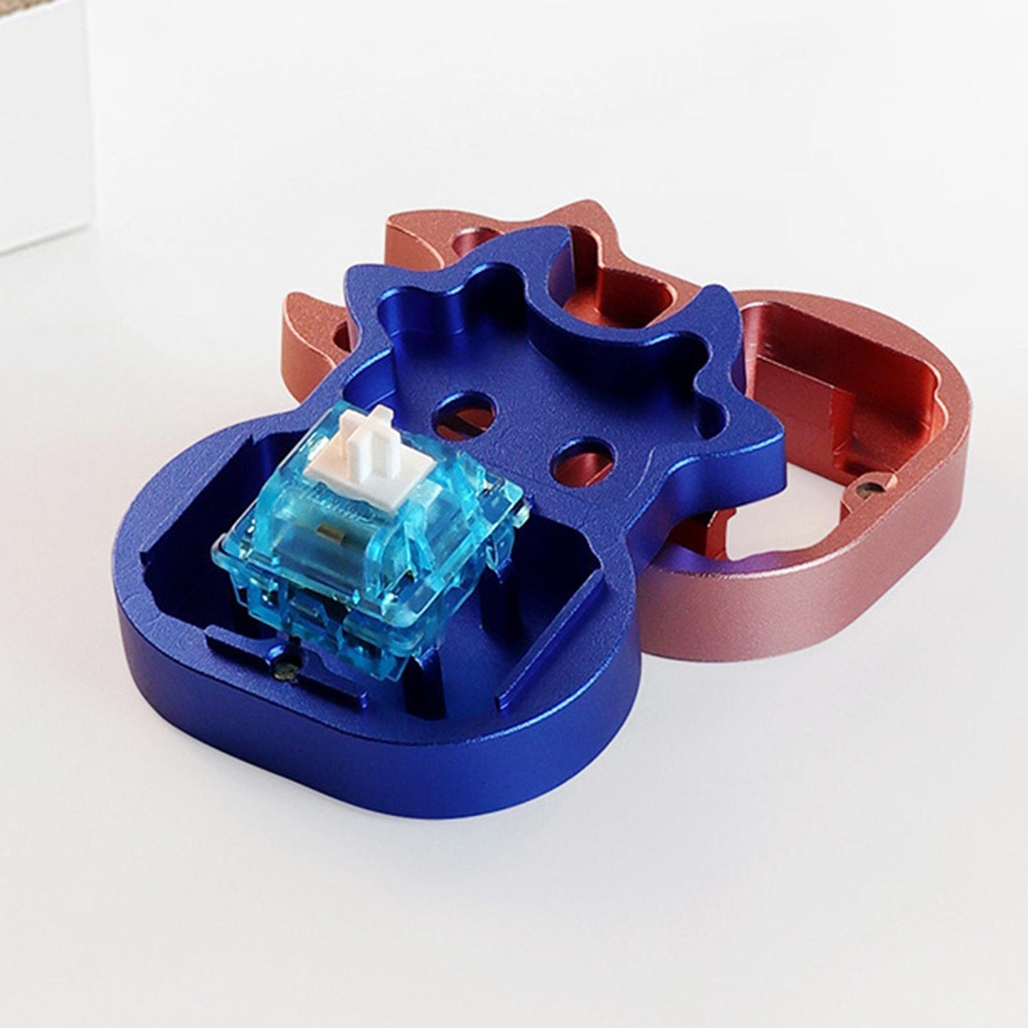 Mechanical Keyboard Switch Opener 2 Structure Portable Cute Aluminum Alloy Rose Aureate