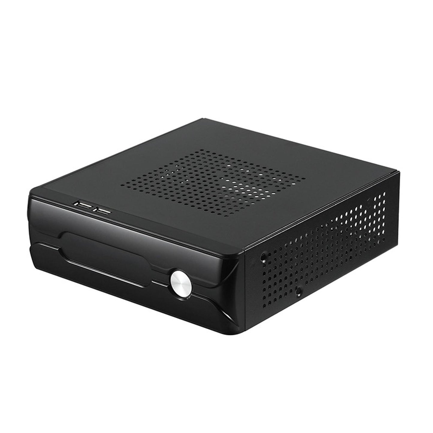 Mini ITX Case Professional Metal 2.0 USB Compact Computer Case for Office M03
