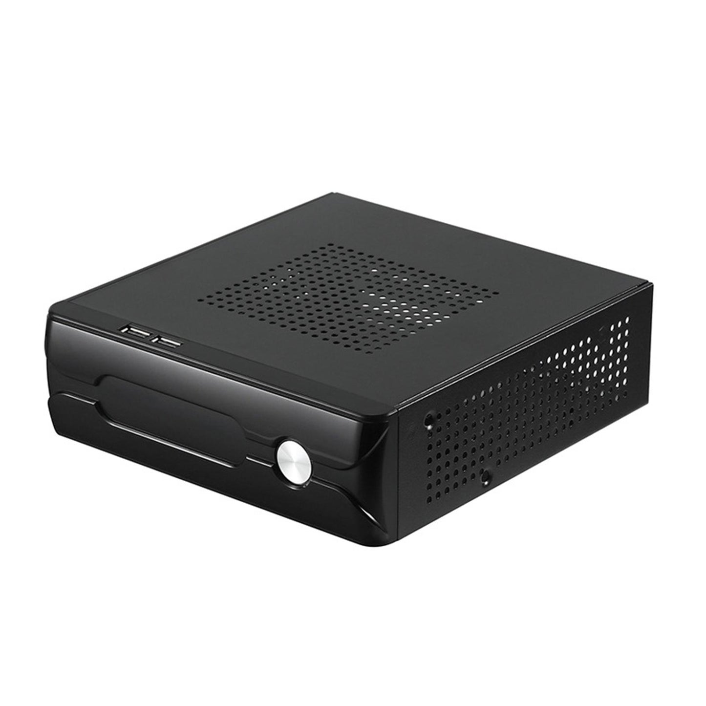 Mini ITX Case Professional Metal 2.0 USB Compact Computer Case for Office M03