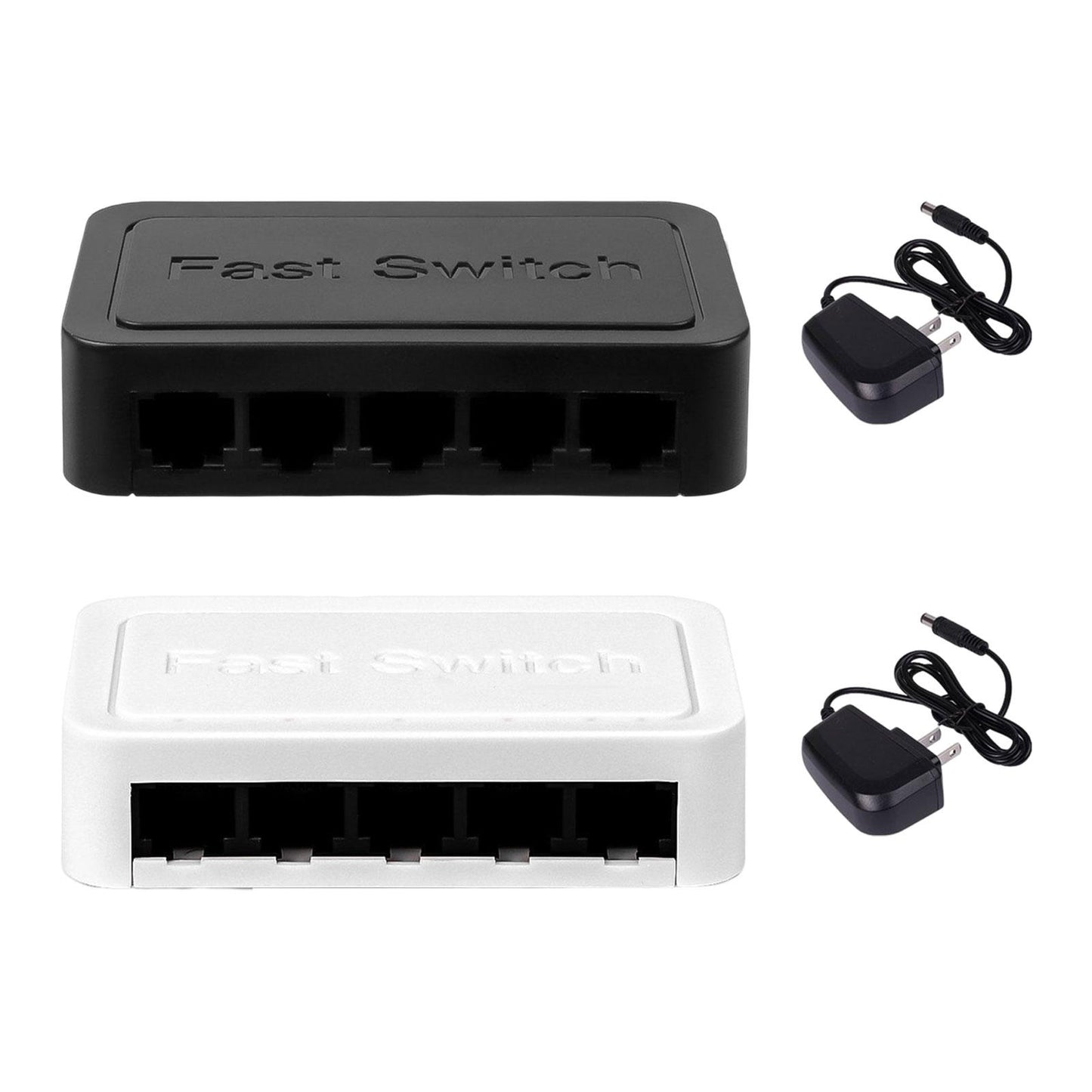 5 Port Gigabit Ethernet Attachments Mini Network Switch for Dormitory Office White