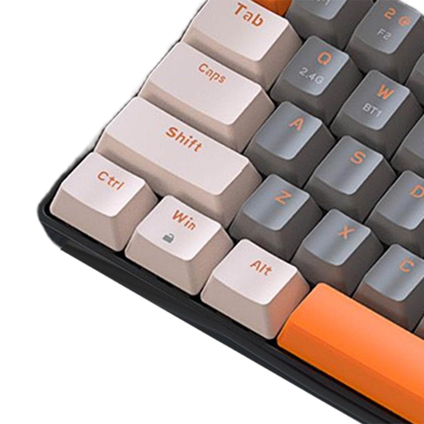 Mechanical Keyboard 2 Connection Methods PBT Key Caps Keypad for Laptop Style C