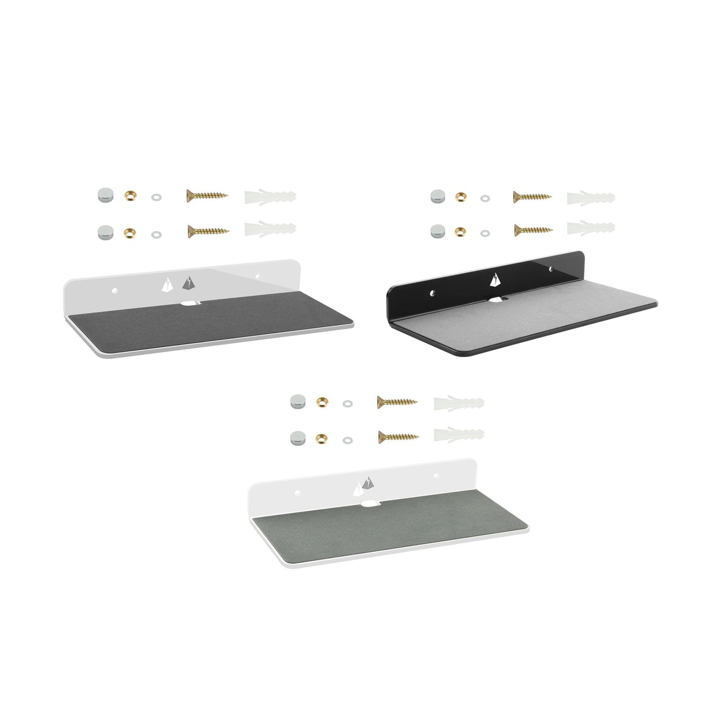 Speaker Stand Hanger wall Mount for Sound Bars Speakers White