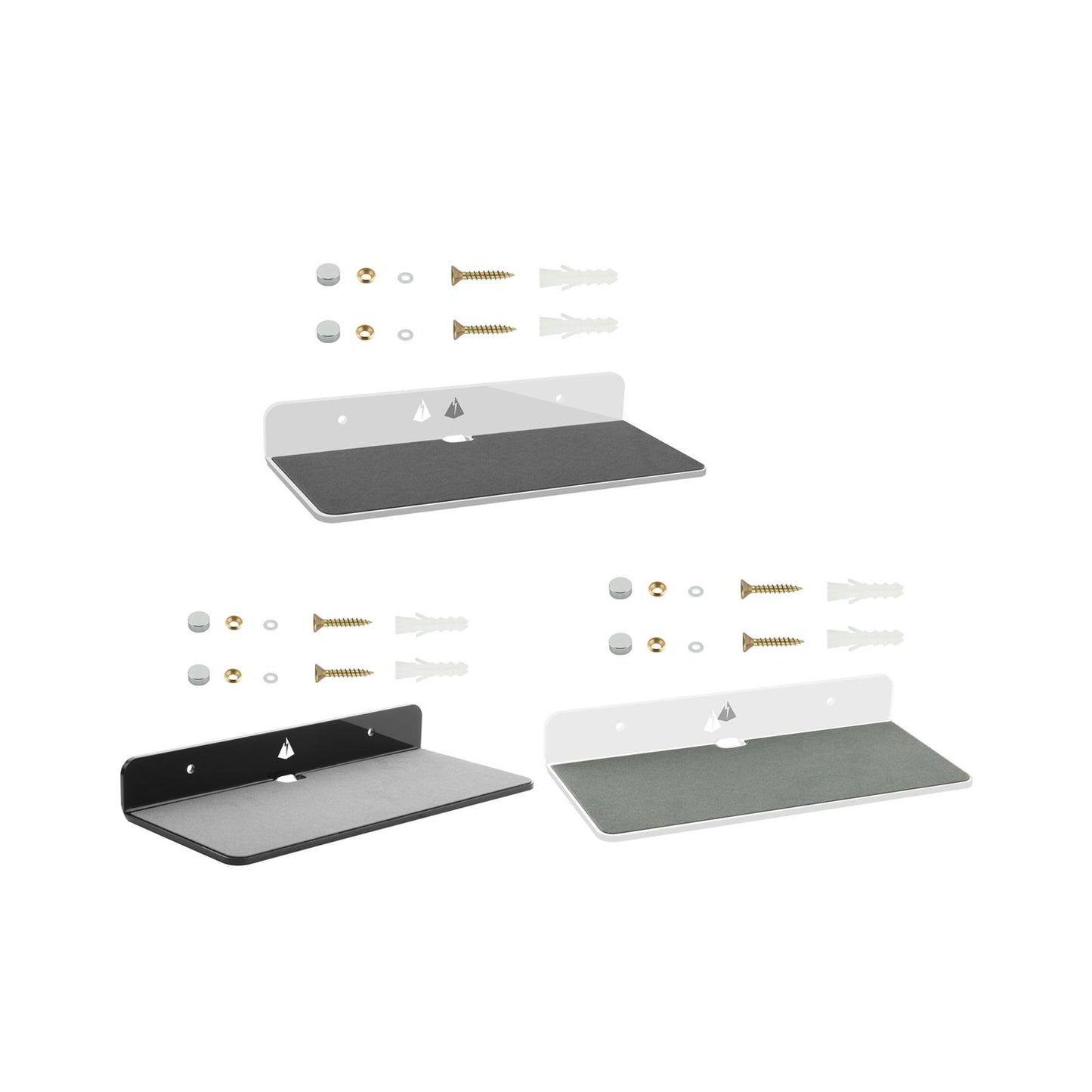 Speaker Stand Hanger wall Mount for Sound Bars Speakers White