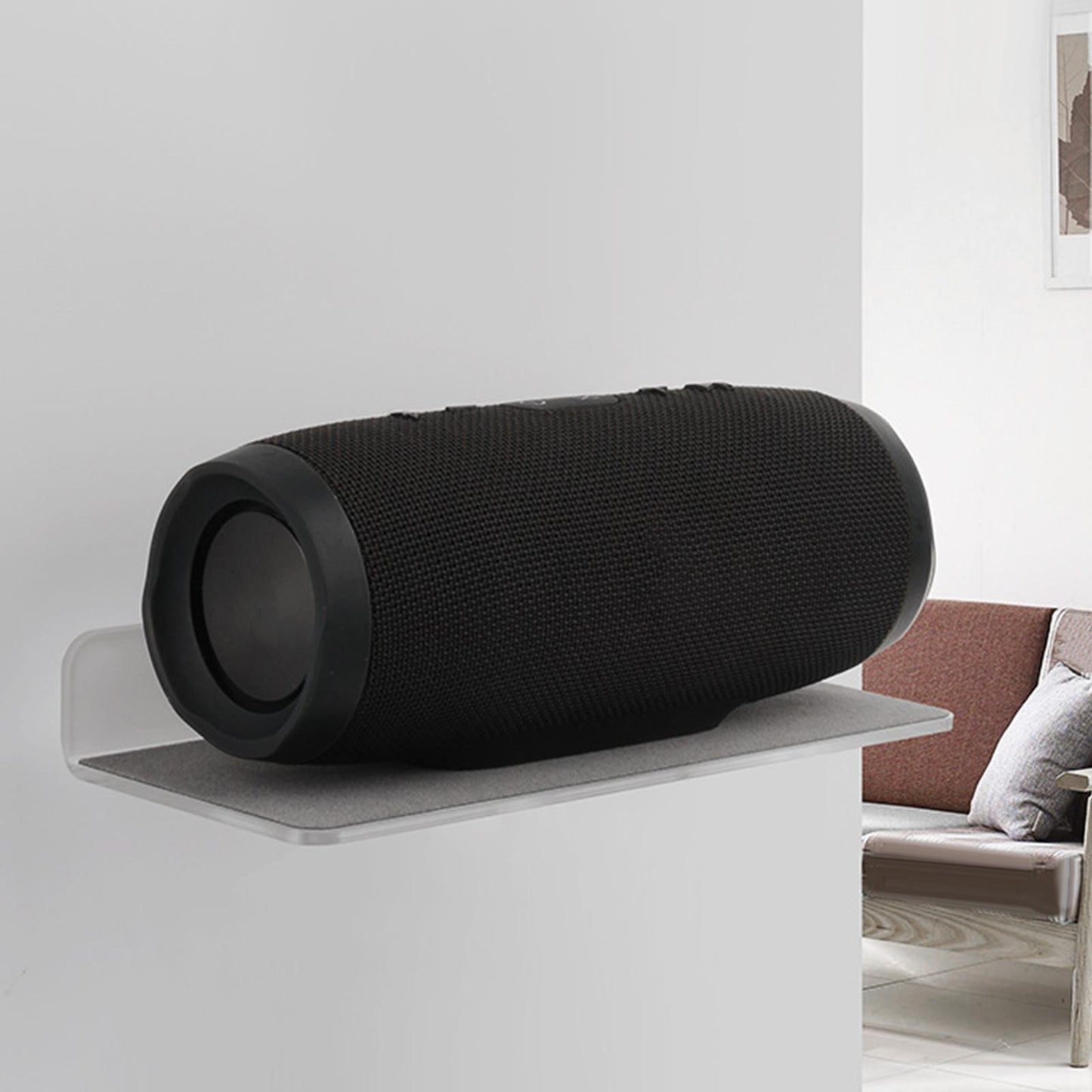 Speaker Stand Hanger wall Mount for Sound Bars Speakers White