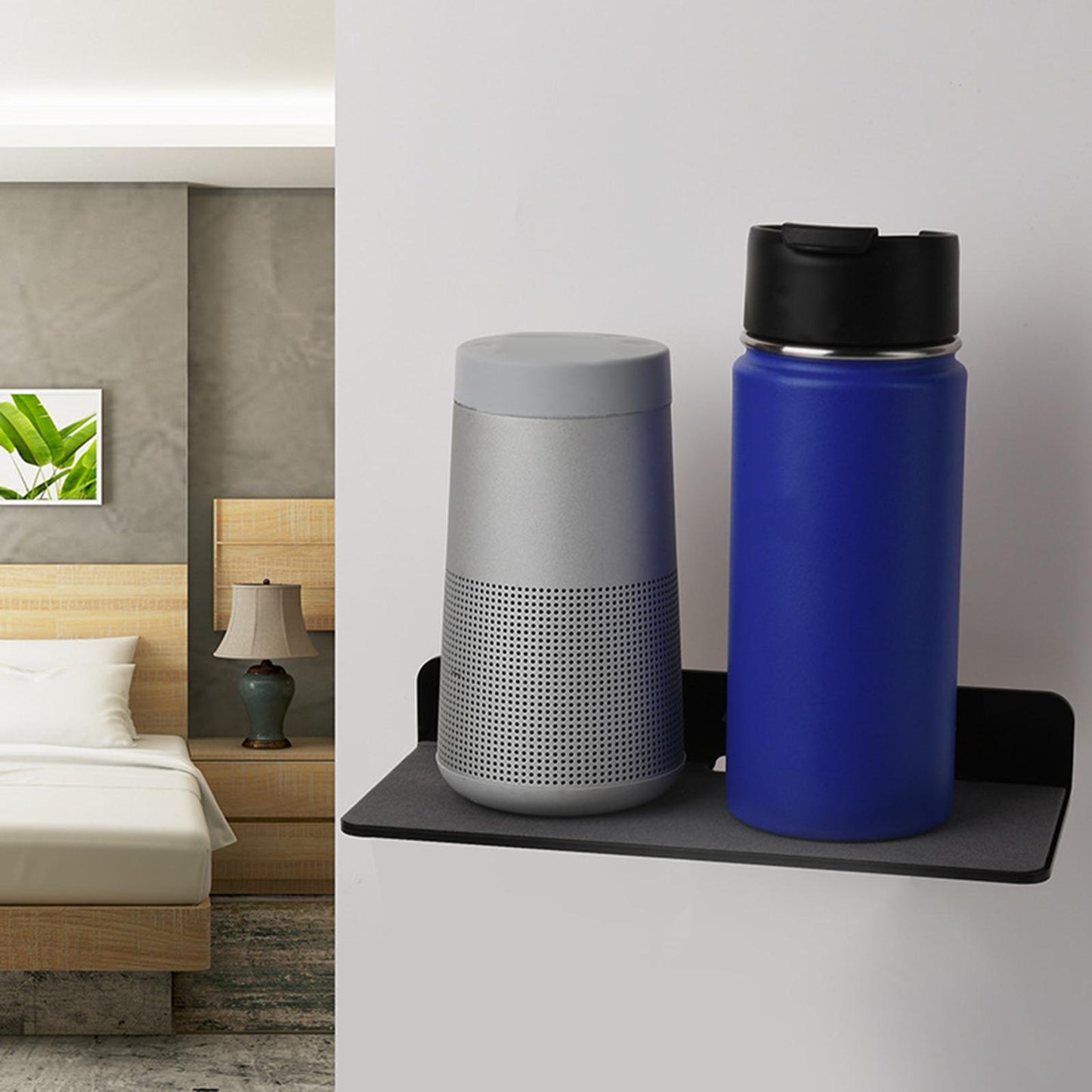 Speaker Stand Hanger wall Mount for Sound Bars Speakers Black