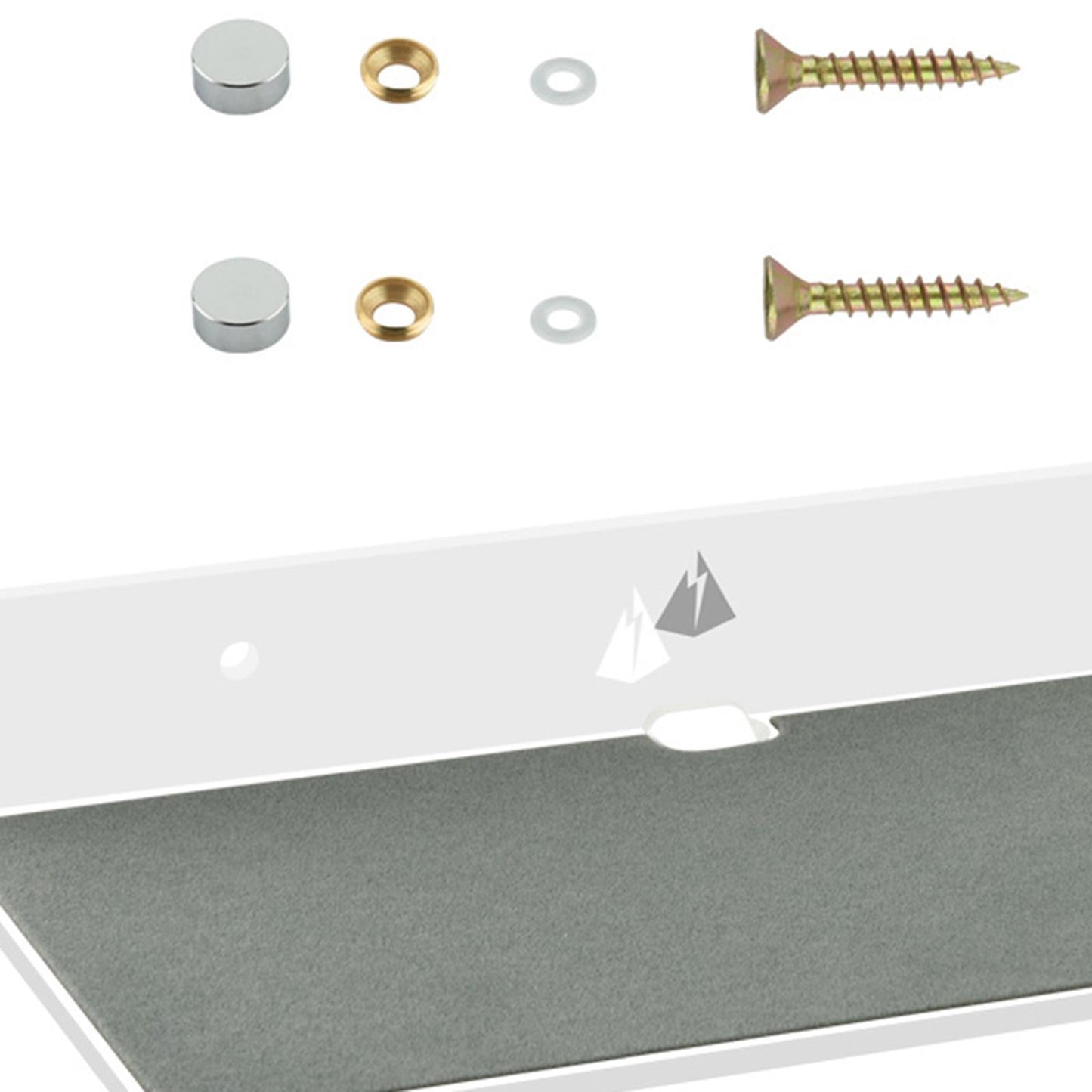 Speaker Stand Hanger wall Mount for Sound Bars Speakers Clear