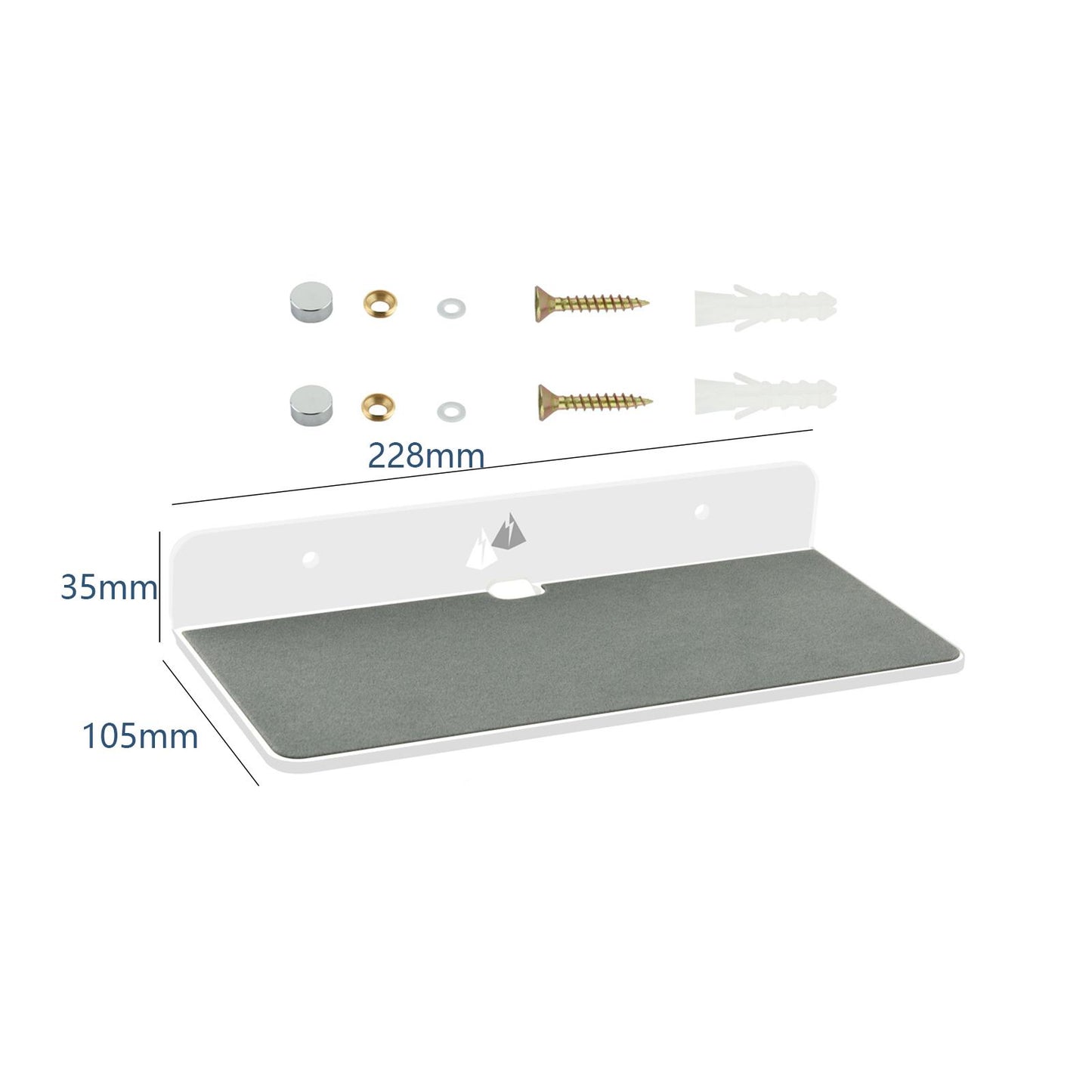 Speaker Stand Hanger wall Mount for Sound Bars Speakers Clear