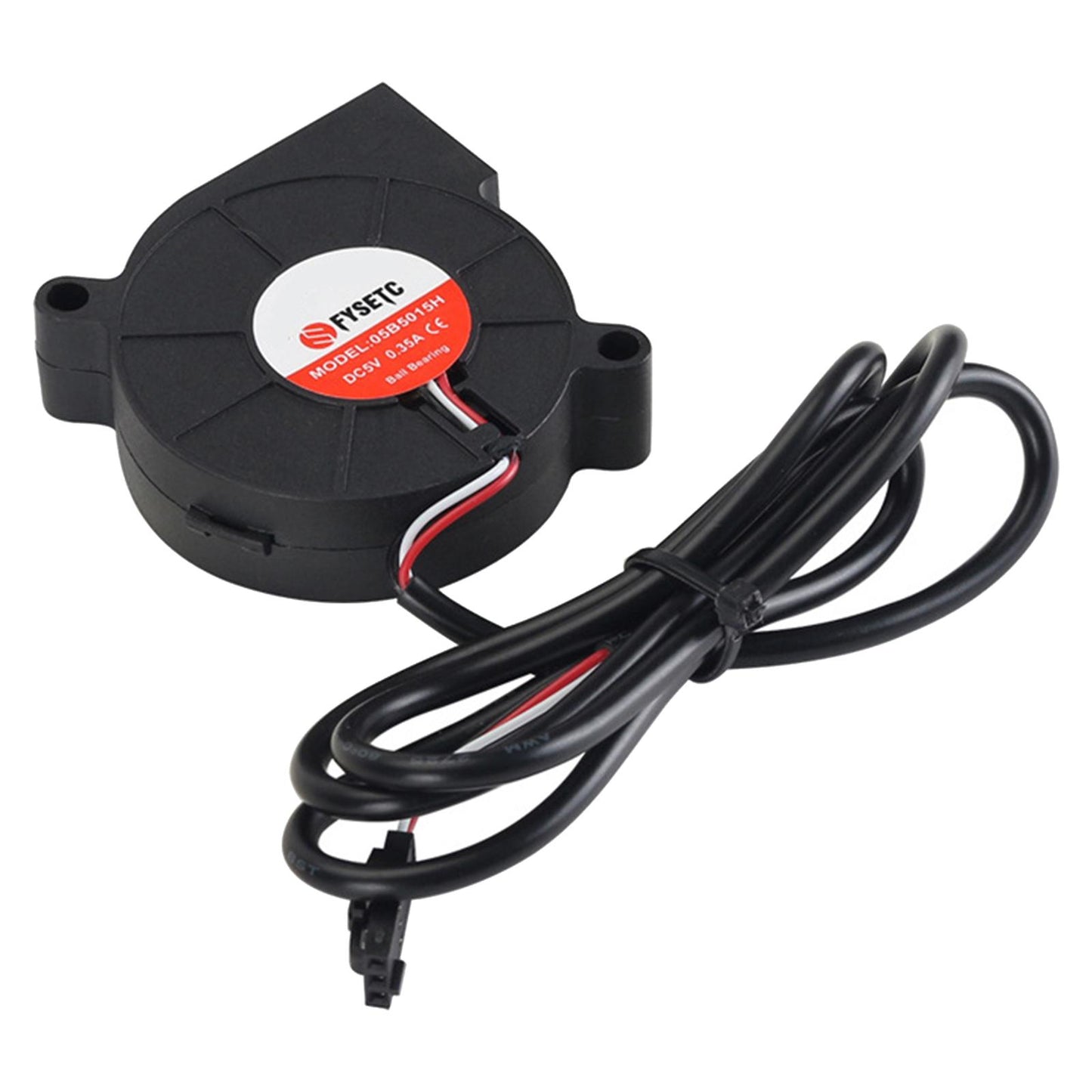 Turbo Cooler Fan Replacement Dual Ball Bearing DC Fan for MK3S 5015 5V Black