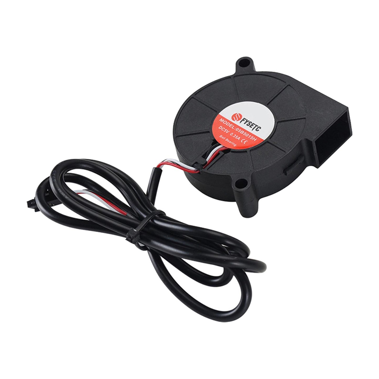 Turbo Cooler Fan Replacement Dual Ball Bearing DC Fan for MK3S 5015 5V Black