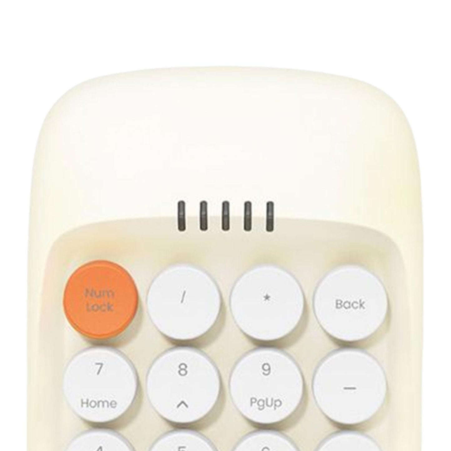 Laptop Number Keyboard for Laptop Rechargeable Accounting 2.4G Number Keypad yellow