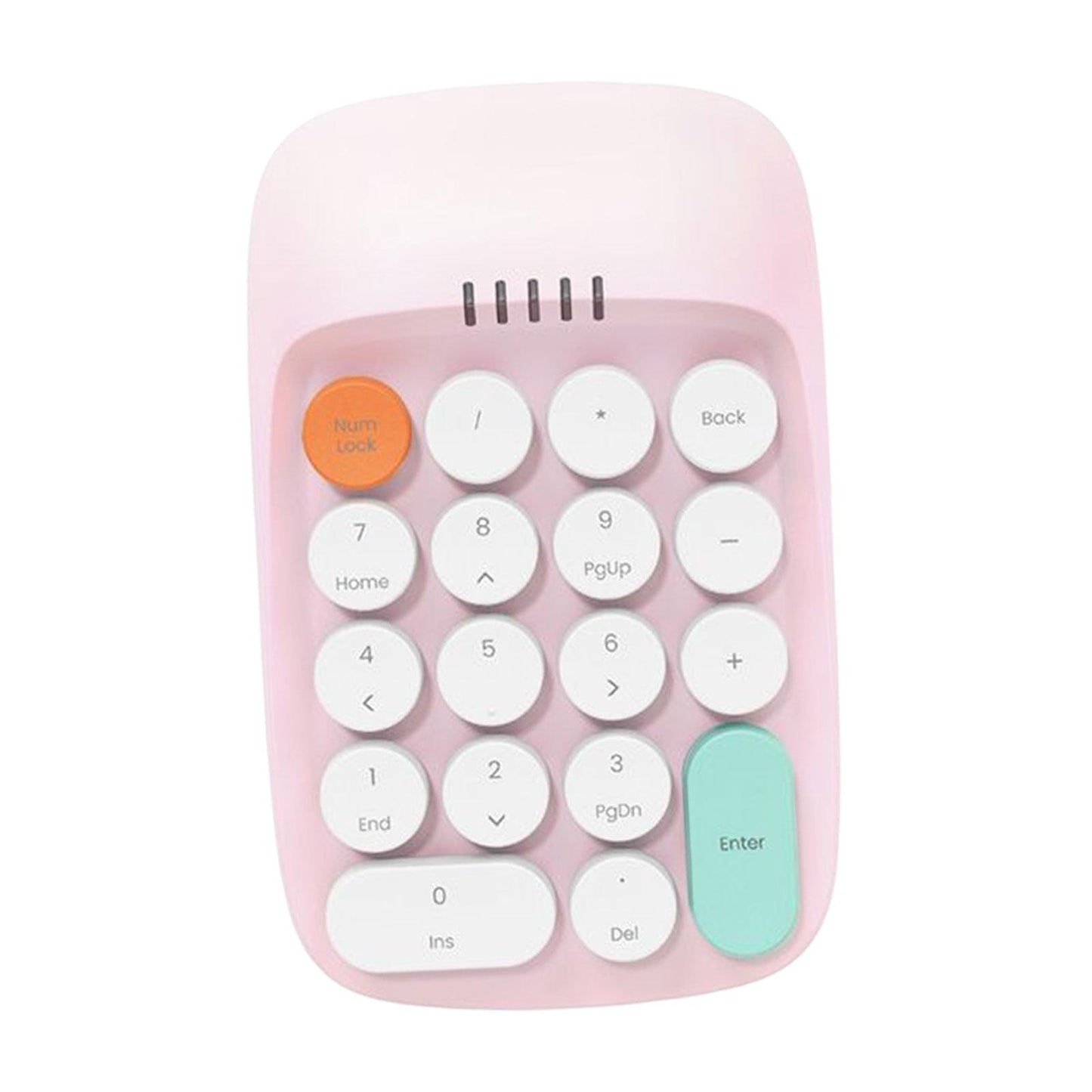 Laptop Number Keyboard for Laptop Rechargeable Accounting 2.4G Number Keypad pink