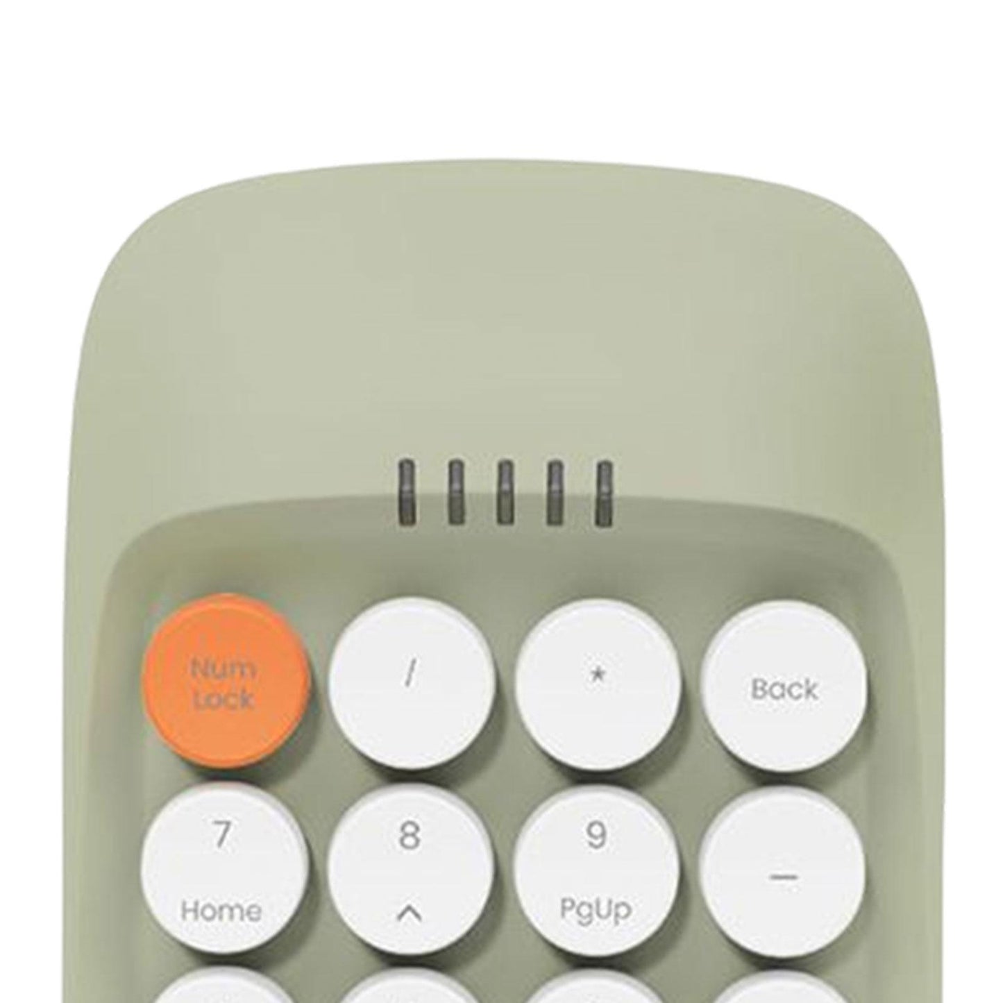 Laptop Number Keyboard for Laptop Rechargeable Accounting 2.4G Number Keypad green