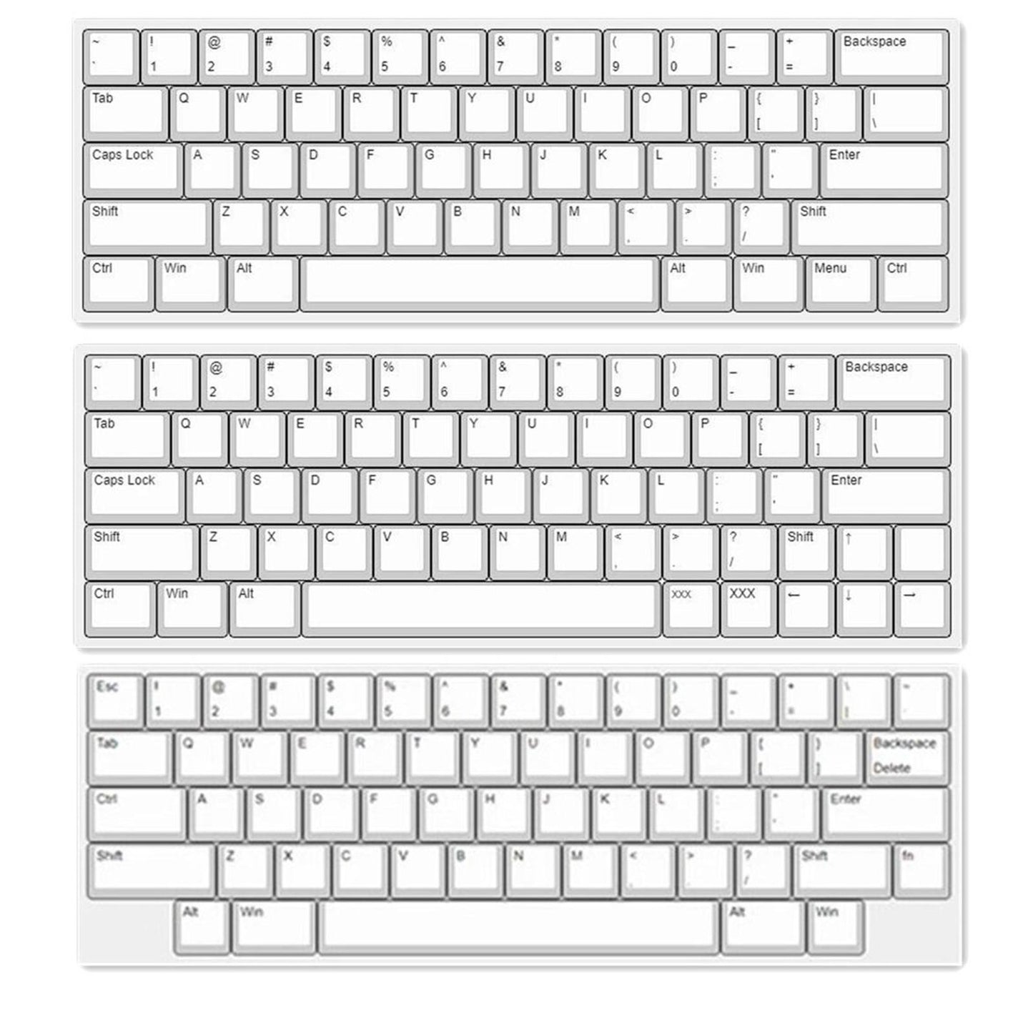 Mechanical Keyboards Dust Cover Transparent Film Protector Case for Computer L