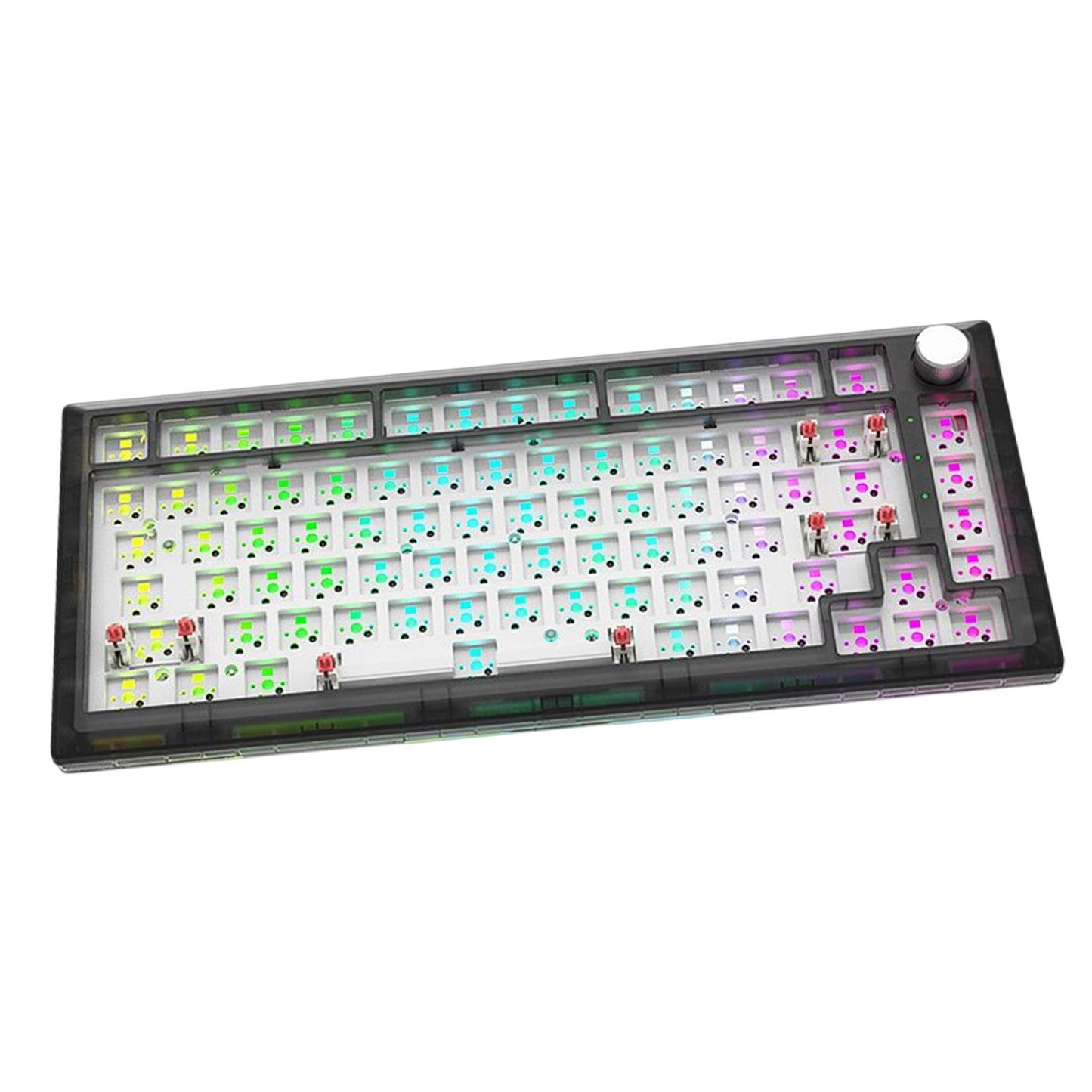 DIY Mechanical Keyboard Hot Swappable Mechanical Keyboard Shell Programmable Black