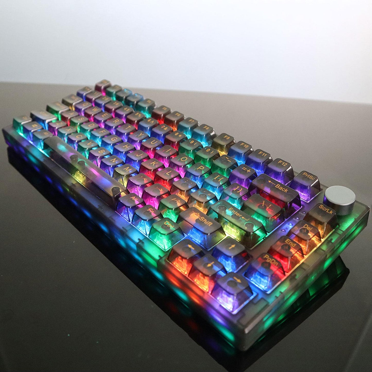 DIY Mechanical Keyboard Hot Swappable Mechanical Keyboard Shell Programmable Black