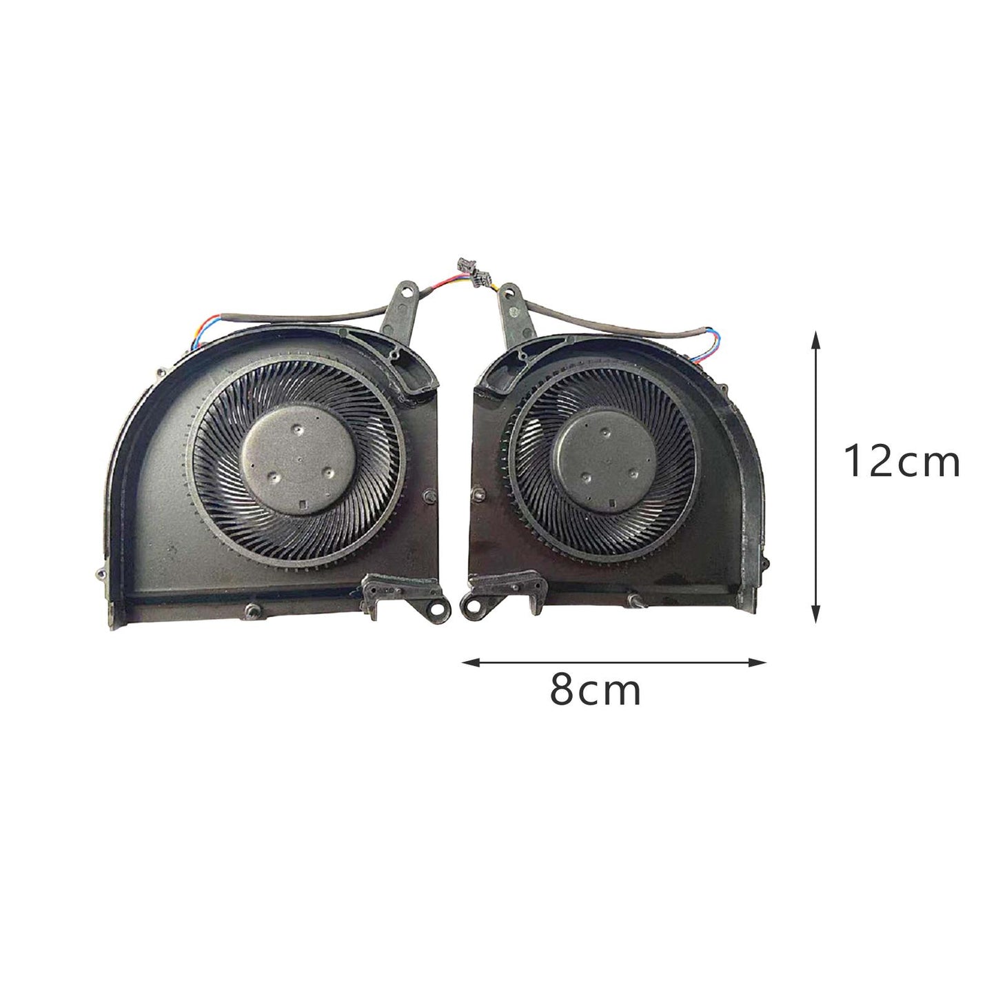 2 Pieces CPU Cooling Fan Accessory CPU Air Cooler for AORUS 15G RX5G RP77 XB
