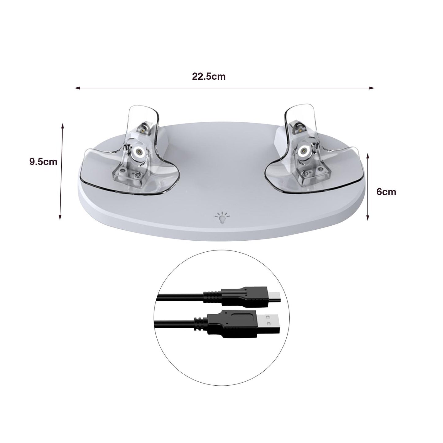 Charging Stand Dock for Psvr2 Portable Holder Accessory Fast Charger Station