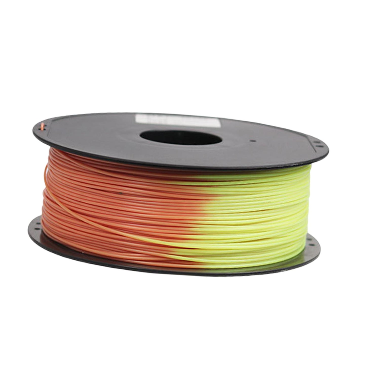 Pla 3D Printer Filament Environmentally Friendly dimensional Accuracy 1.75mm Red to Yellow