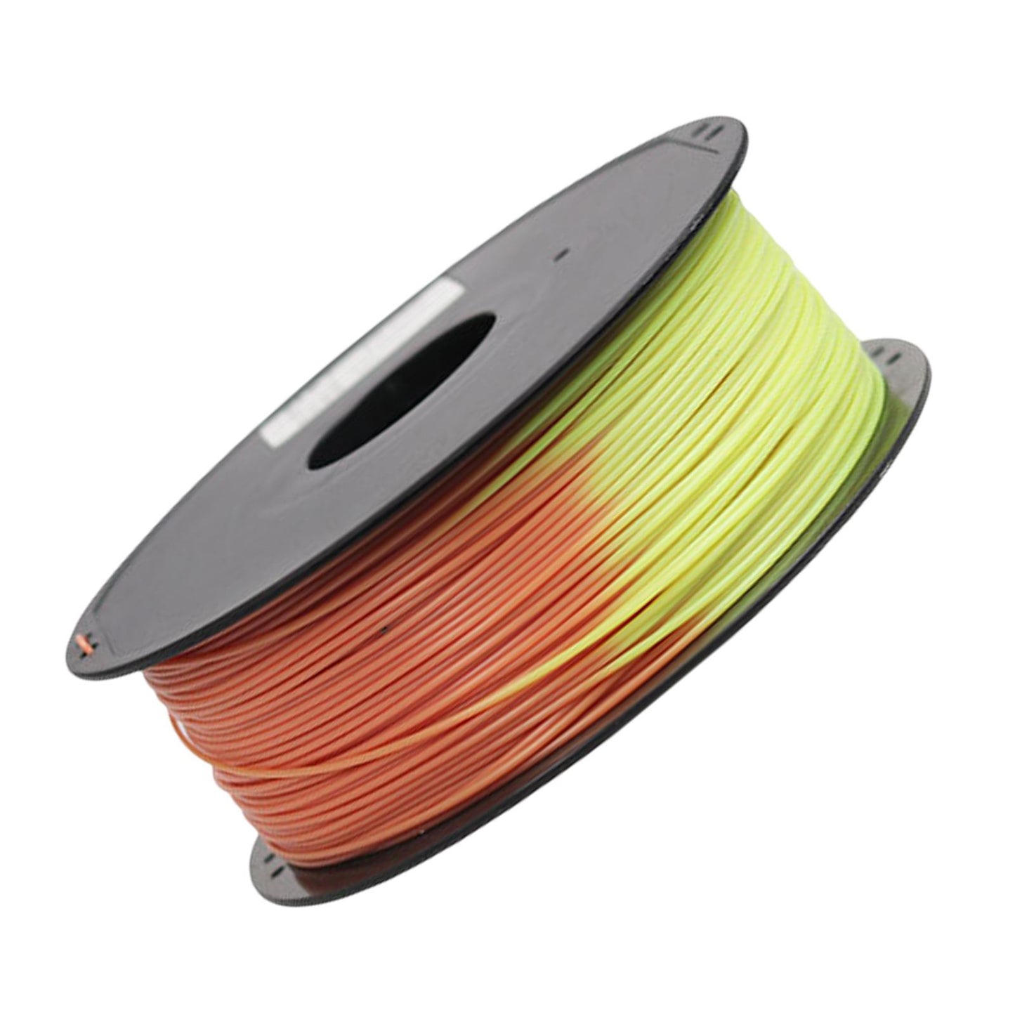 Pla 3D Printer Filament Environmentally Friendly dimensional Accuracy 1.75mm Red to Yellow