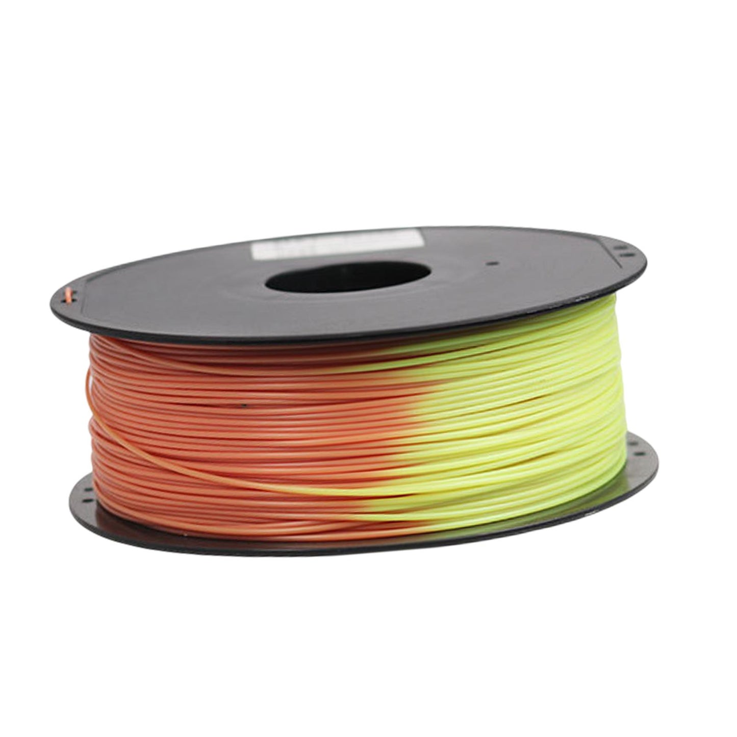 Pla 3D Printer Filament Environmentally Friendly dimensional Accuracy 1.75mm Red to Yellow