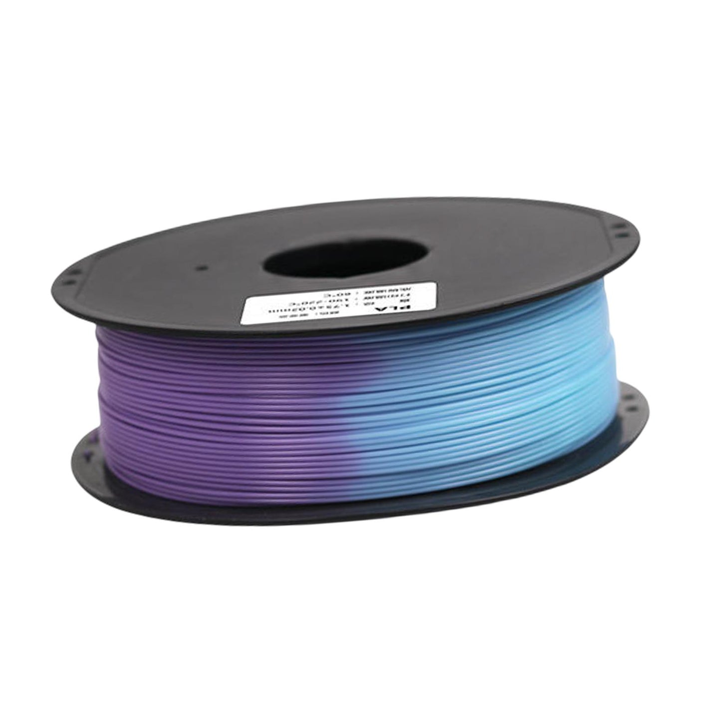Pla 3D Printer Filament Environmentally Friendly dimensional Accuracy 1.75mm Purple to Blue