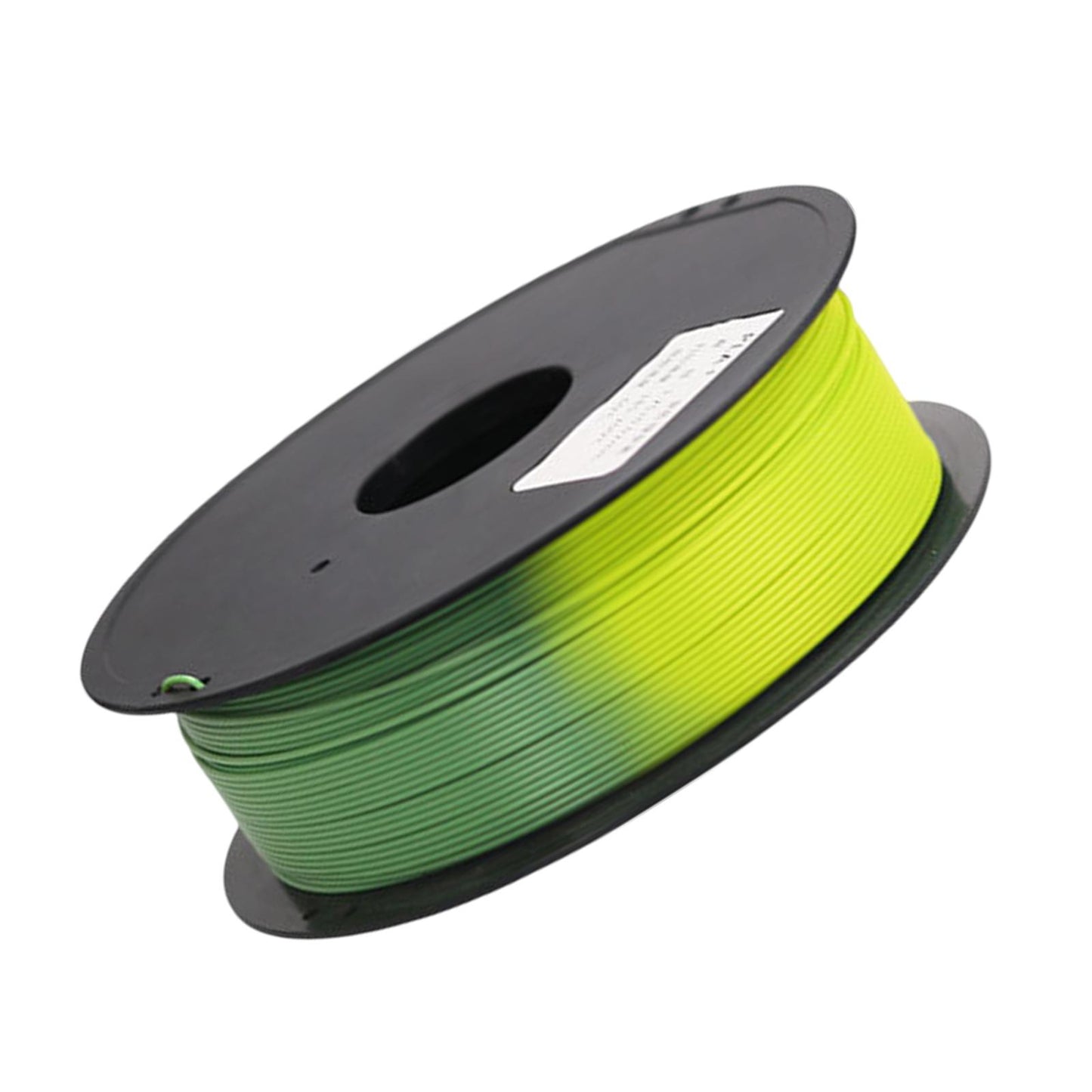 Pla 3D Printer Filament Environmentally Friendly dimensional Accuracy 1.75mm Green to Yellow