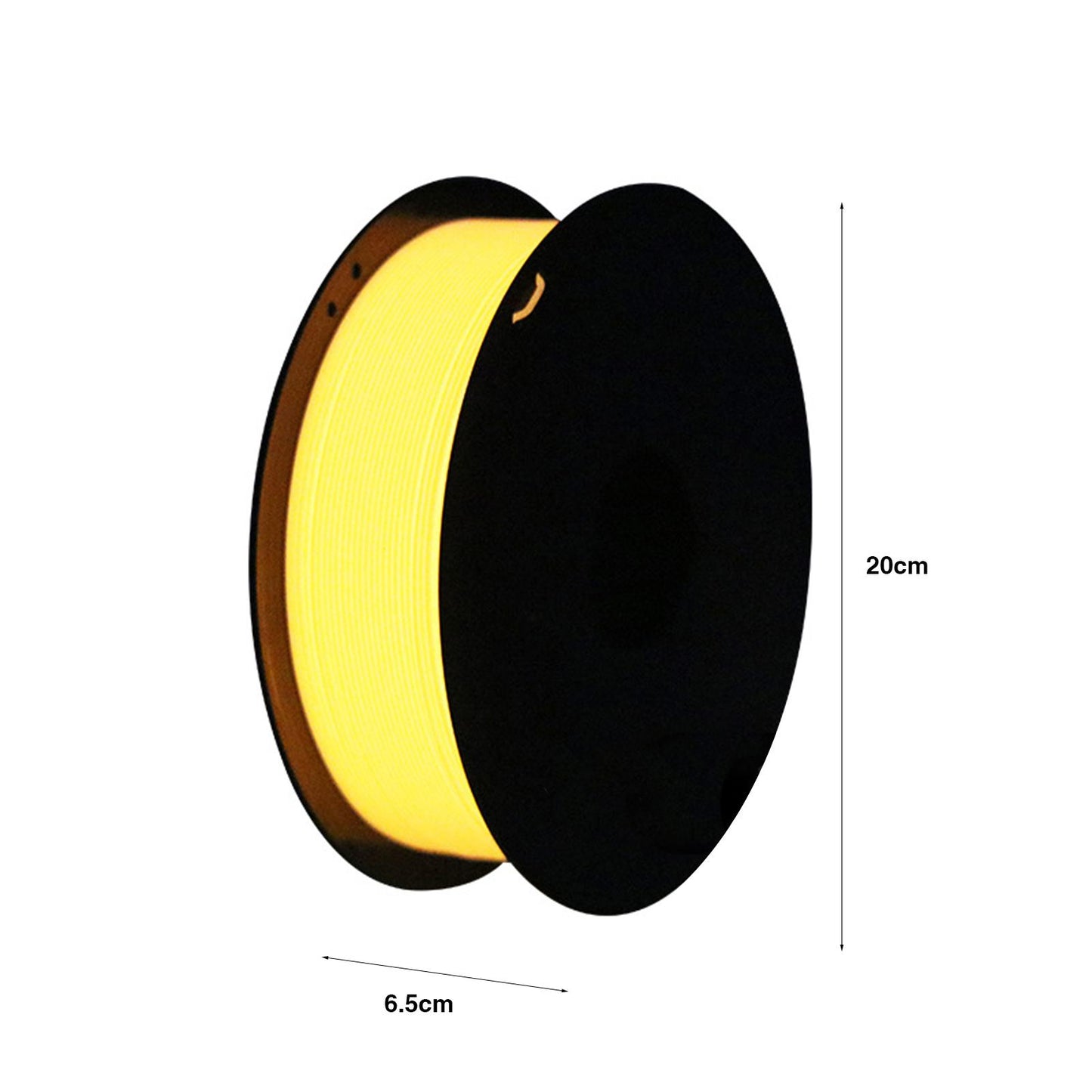 Pla Filament 1.75mm dimensional Accuracy +/- 0.03 mm Pla 3D Printer Filament Orange Yellow